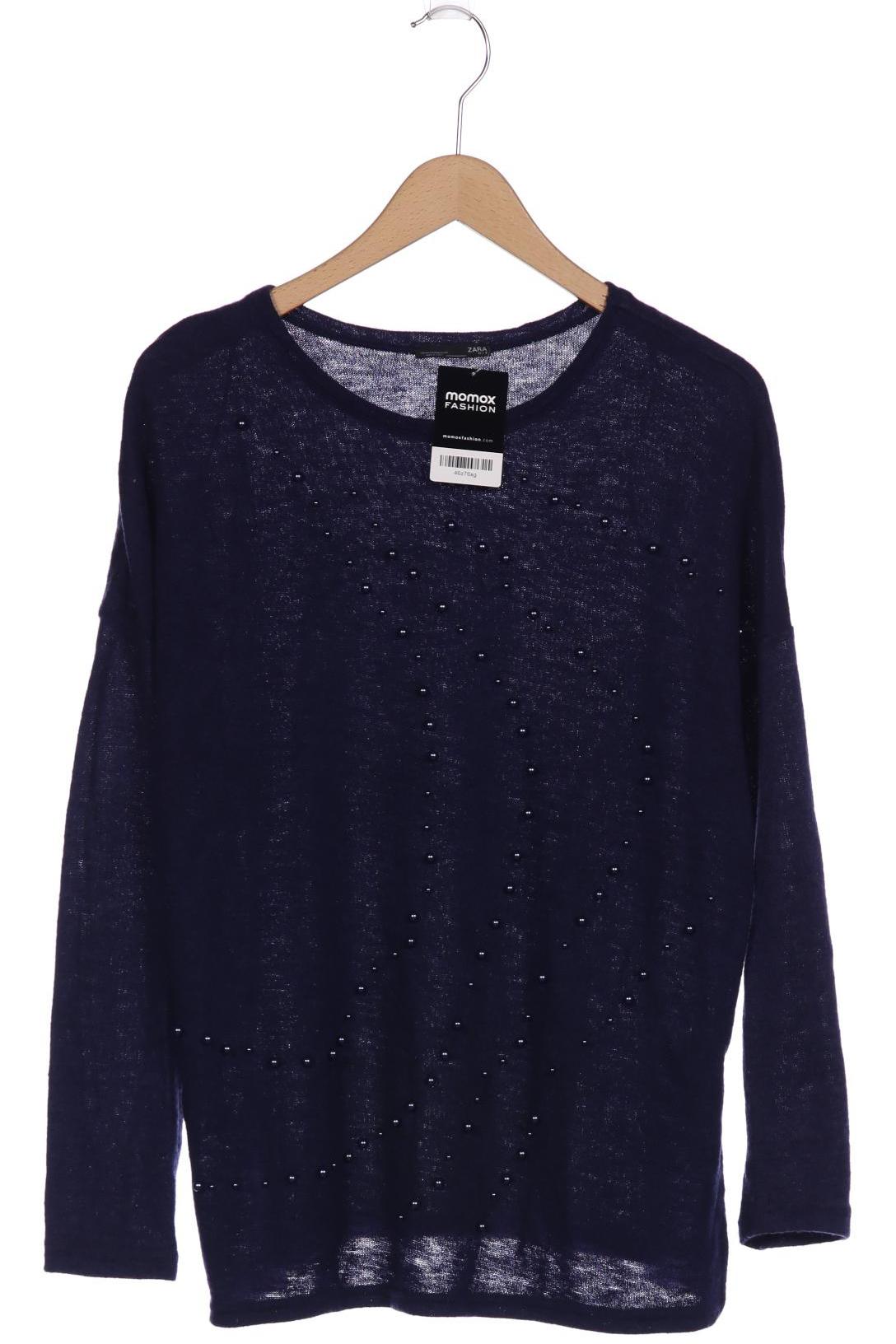 

ZARA Damen Pullover, marineblau