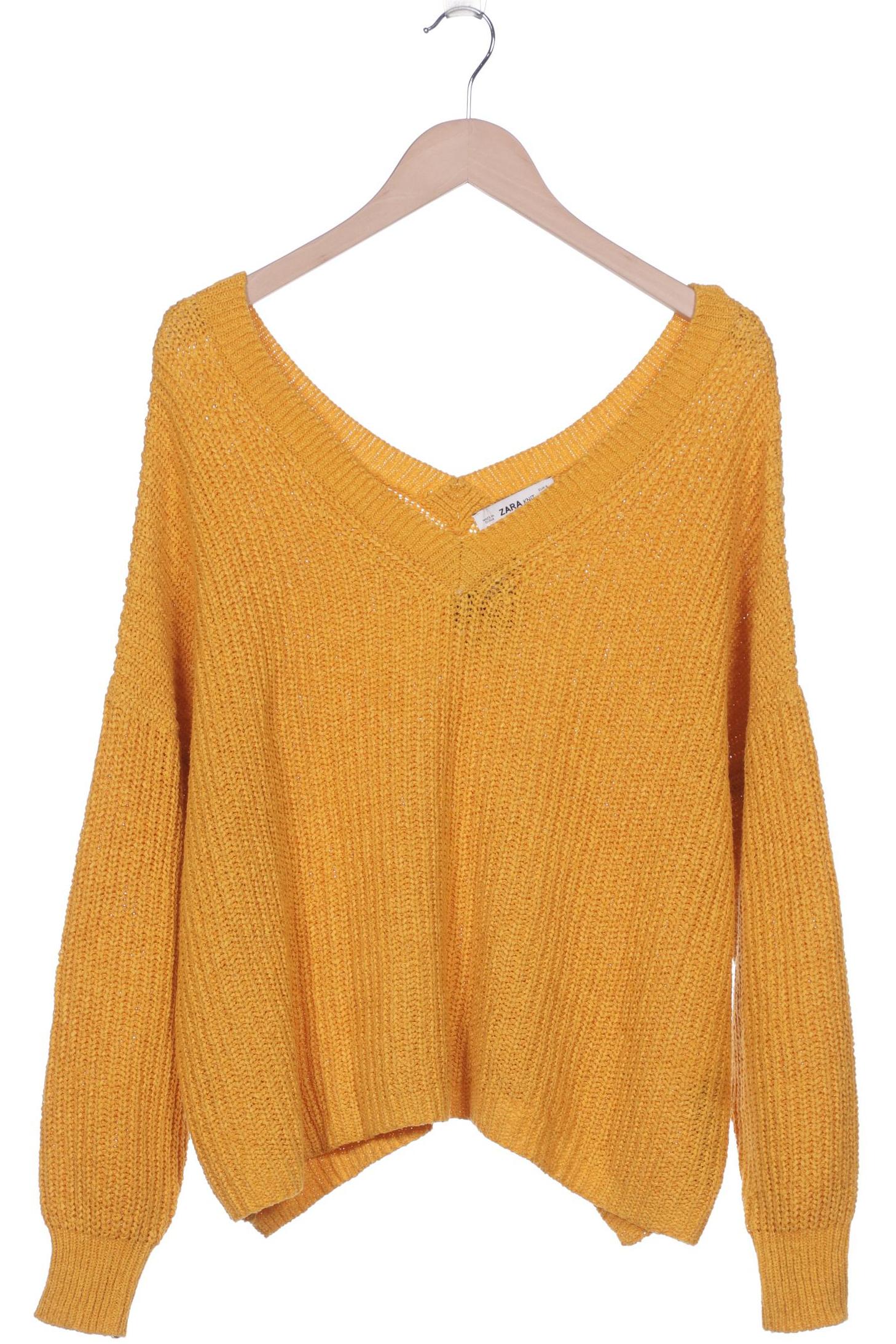 

Zara Damen Pullover, gelb, Gr. 36