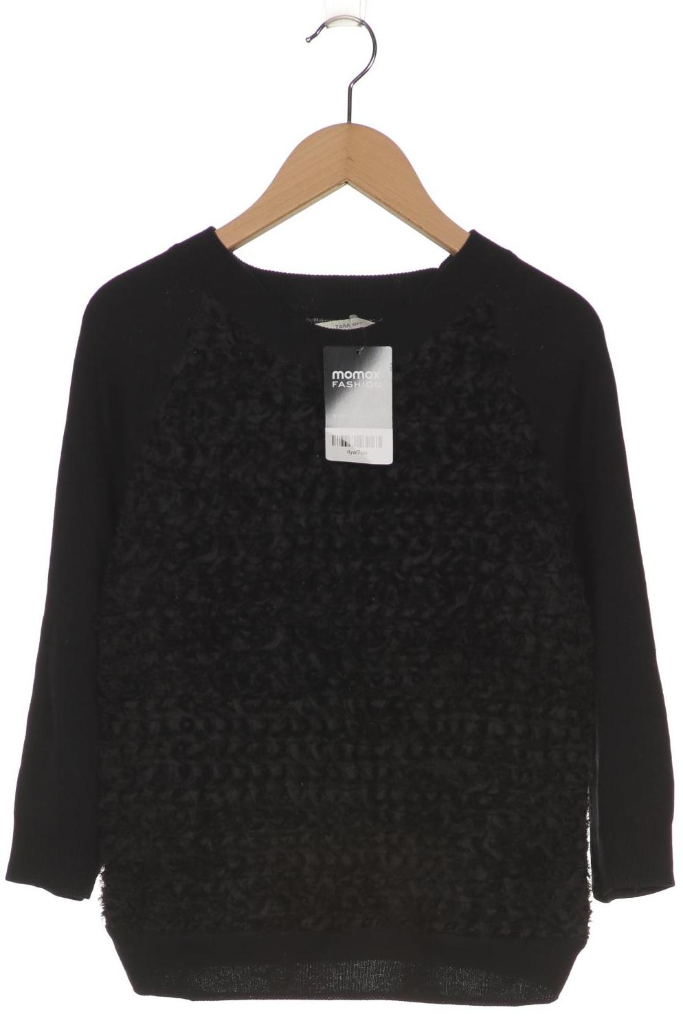 

ZARA Damen Pullover, schwarz