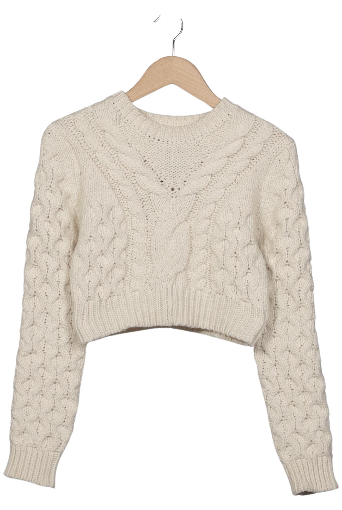 

Zara Damen Pullover, cremeweiß, Gr. 36