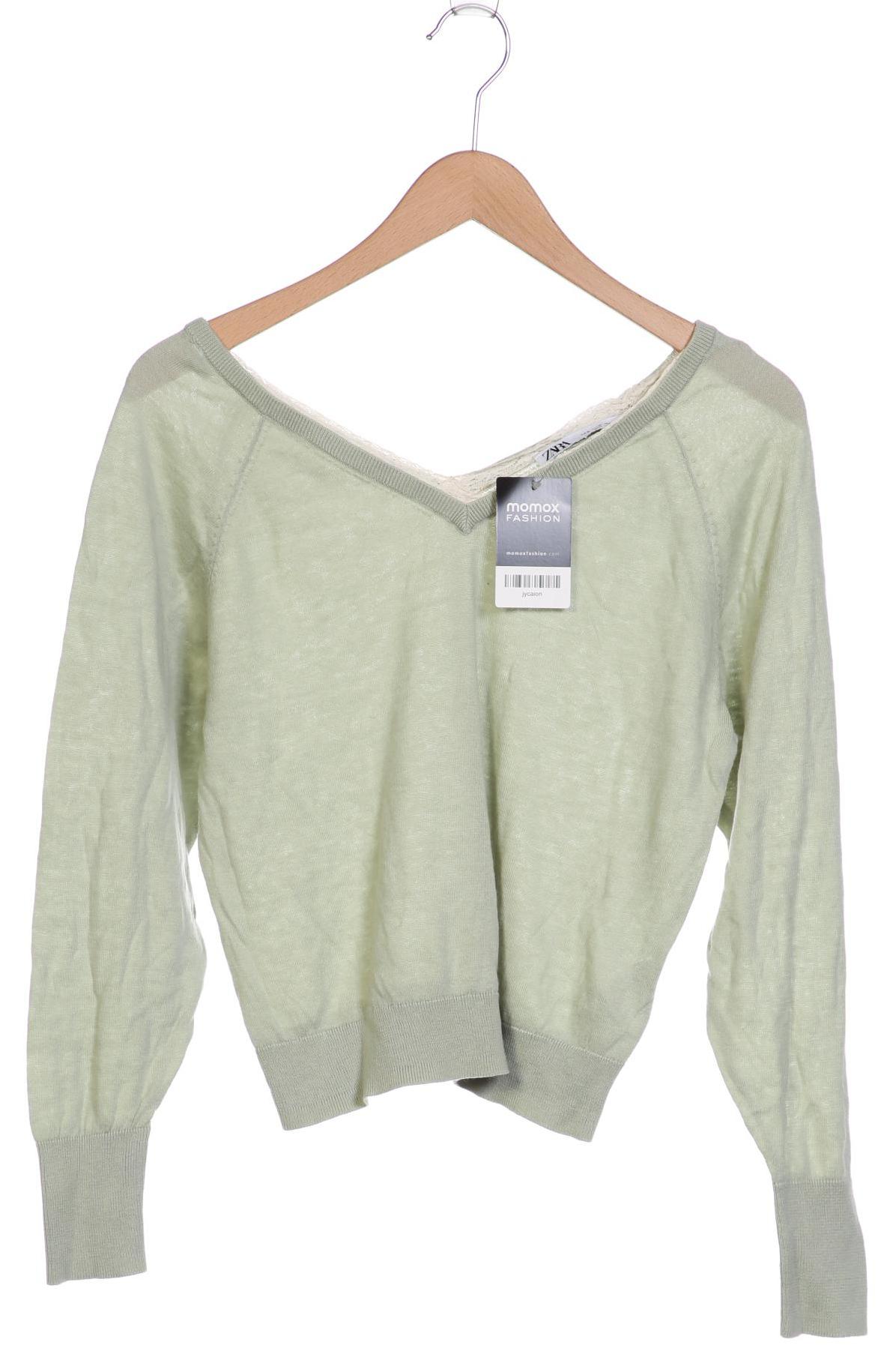 

ZARA Damen Pullover, grün