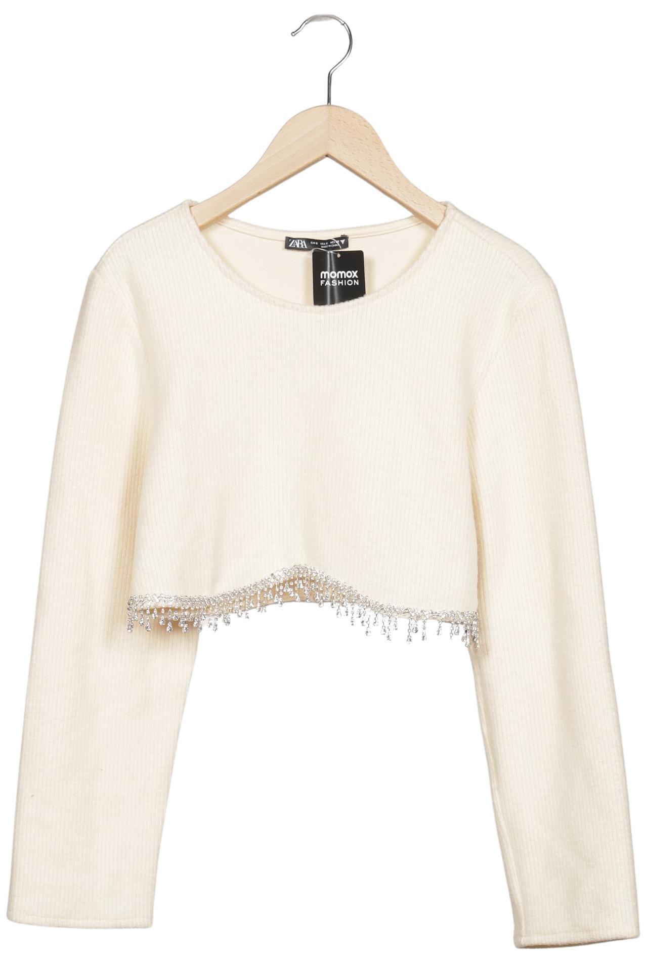 

Zara Damen Pullover, cremeweiß, Gr. 36