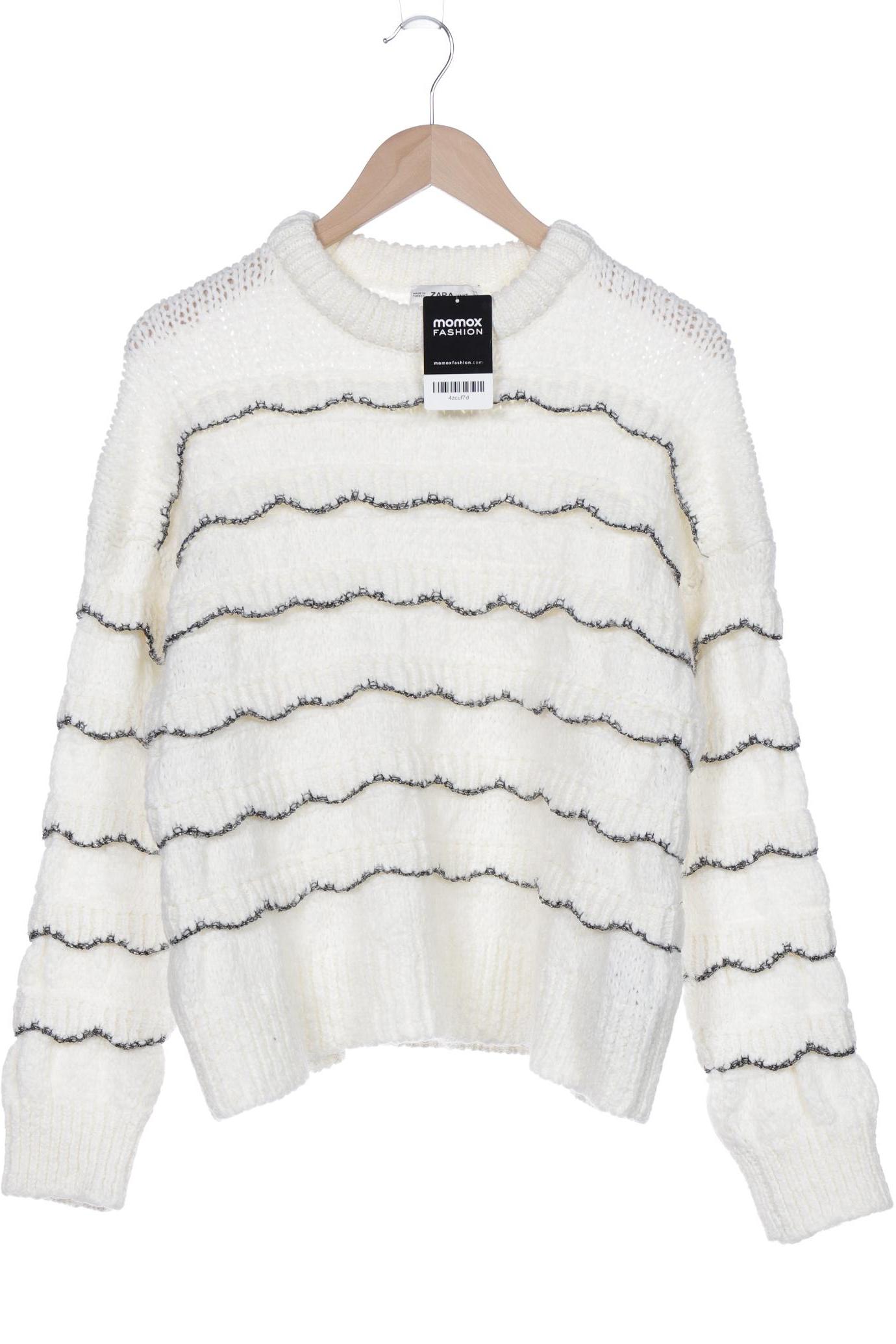

Zara Damen Pullover, weiß, Gr. 36