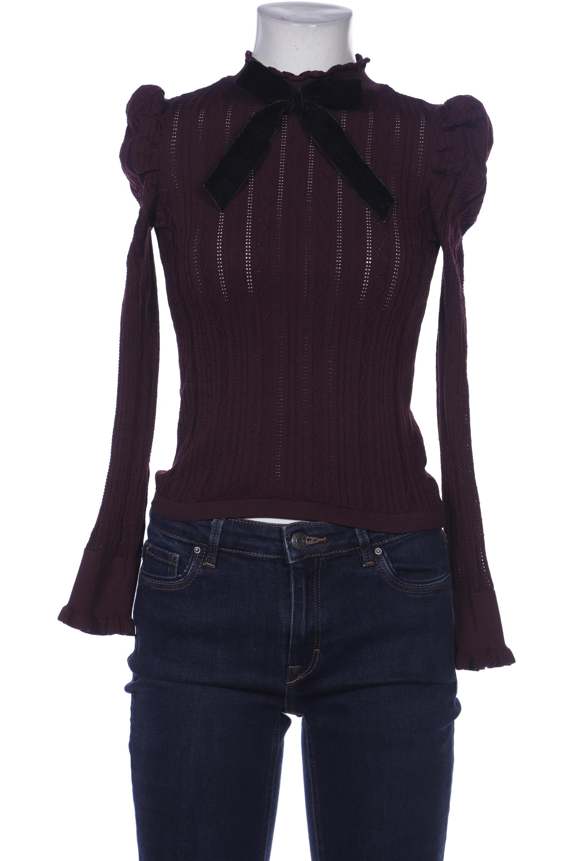 

Zara Damen Pullover, bordeaux, Gr. 36