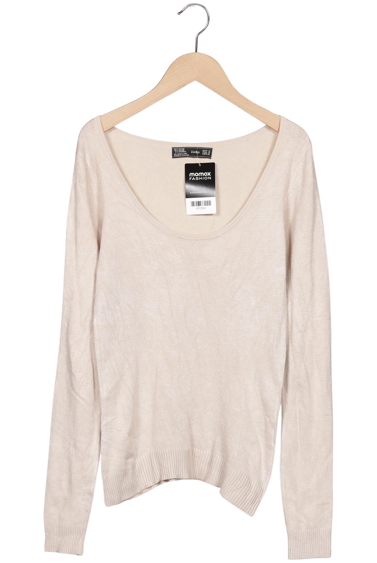 

Zara Damen Pullover, beige, Gr. 38