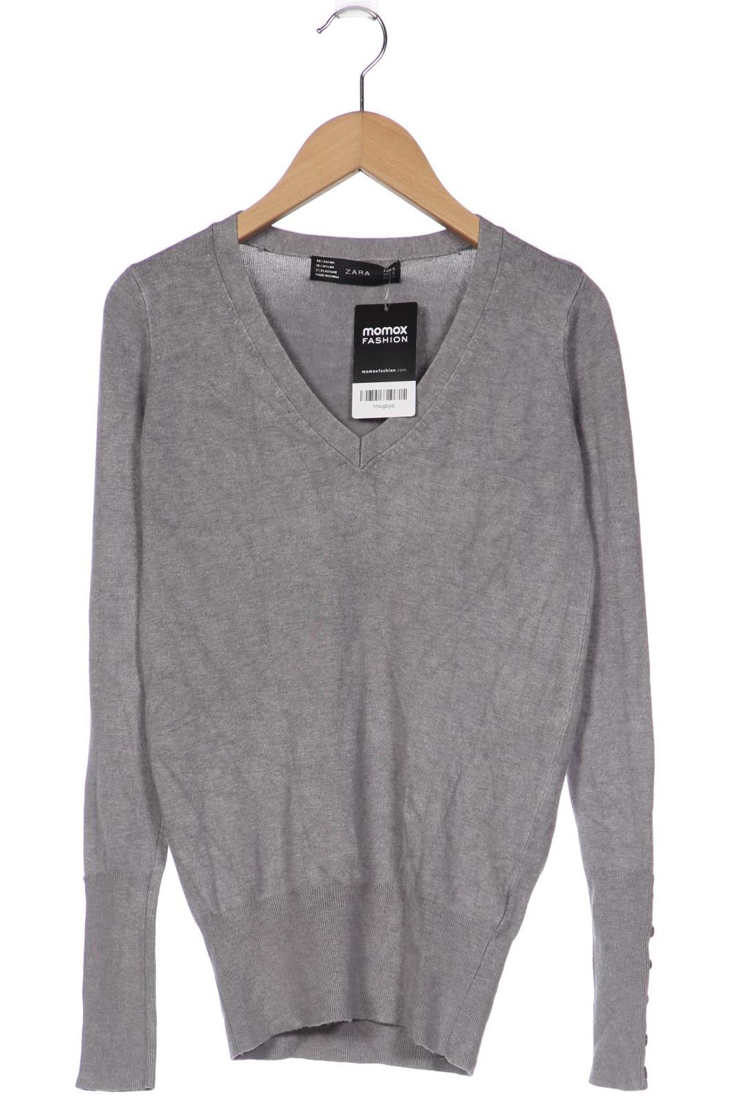 

ZARA Damen Pullover, grau