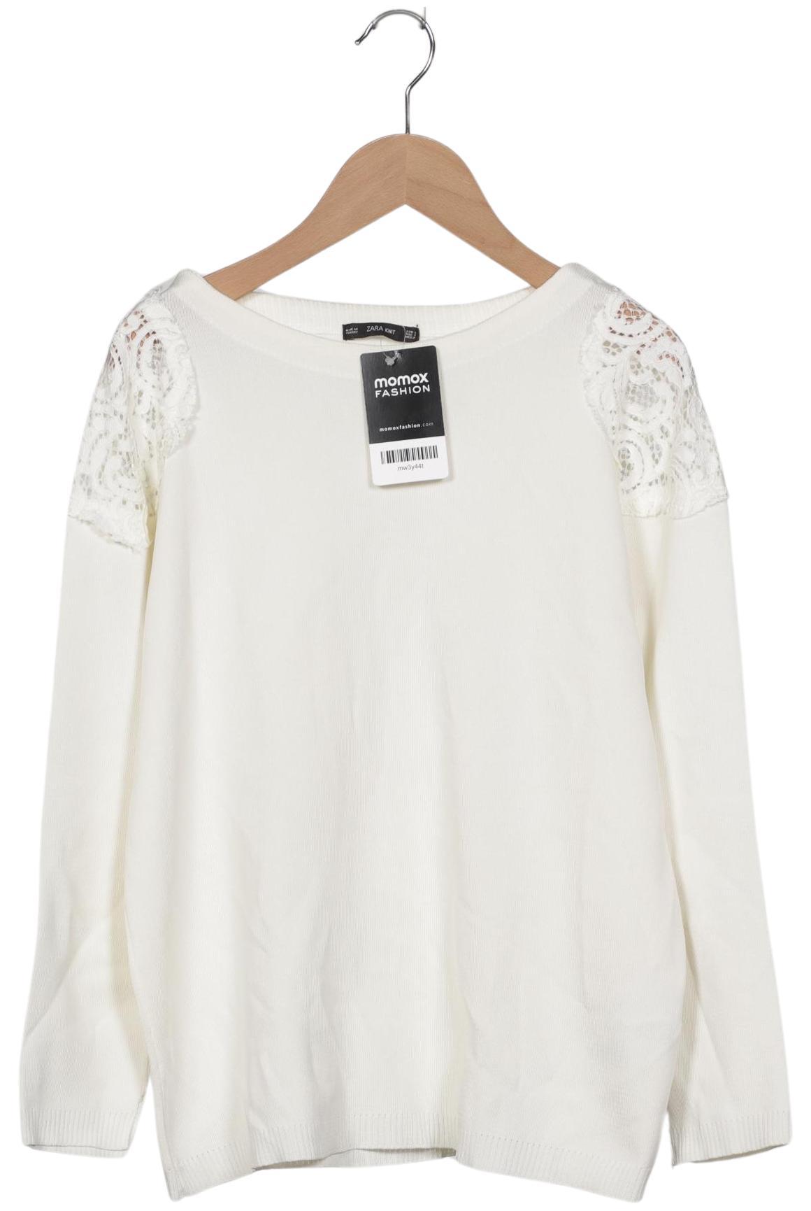 

Zara Damen Pullover, cremeweiß, Gr. 36