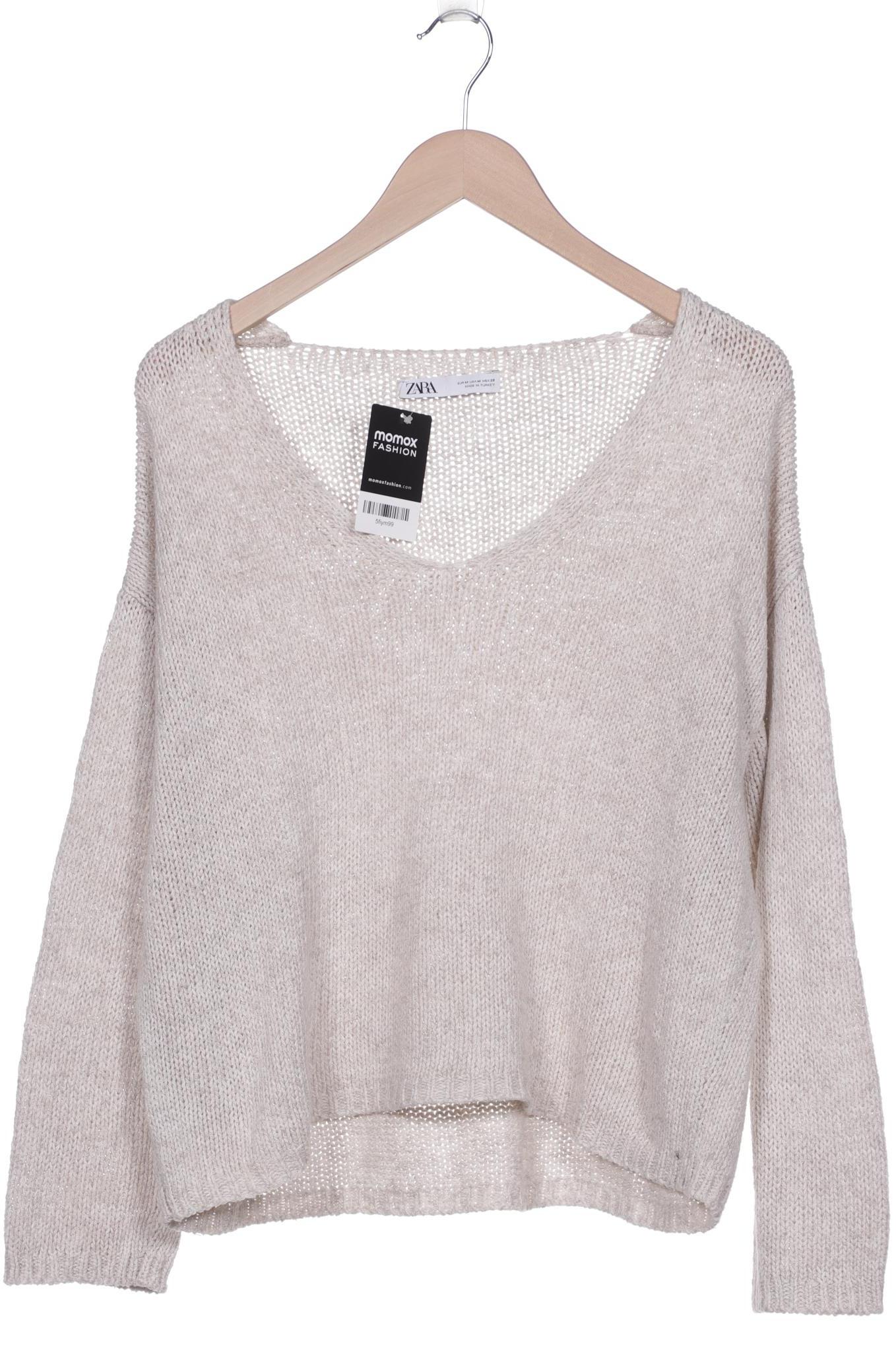 

ZARA Damen Pullover, beige