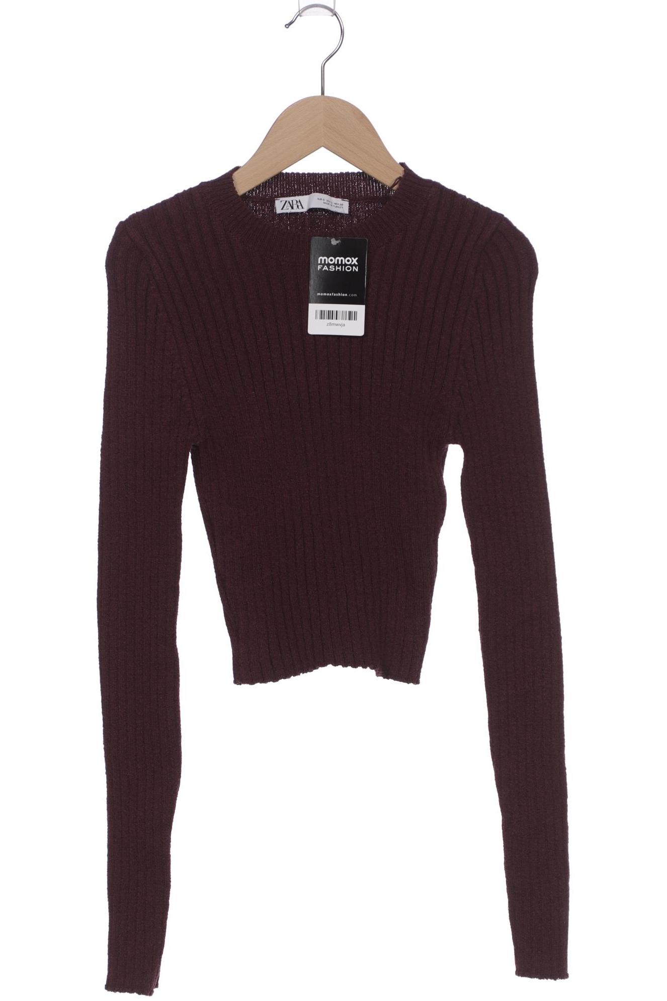 

Zara Damen Pullover, bordeaux, Gr. 36