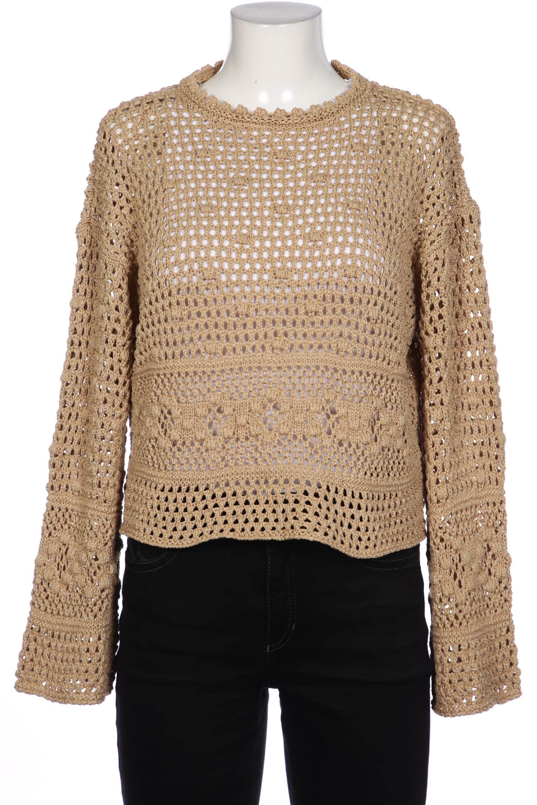 

ZARA Damen Pullover, beige