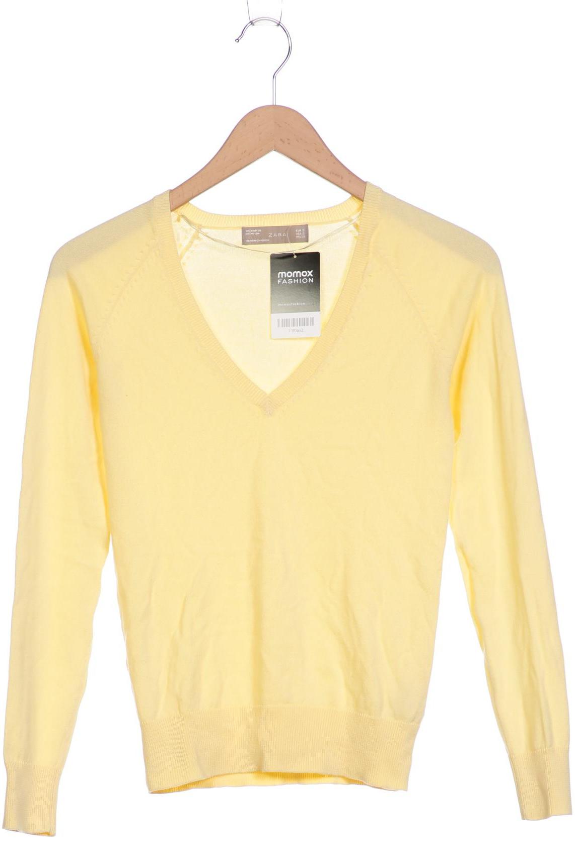 

ZARA Damen Pullover, gelb