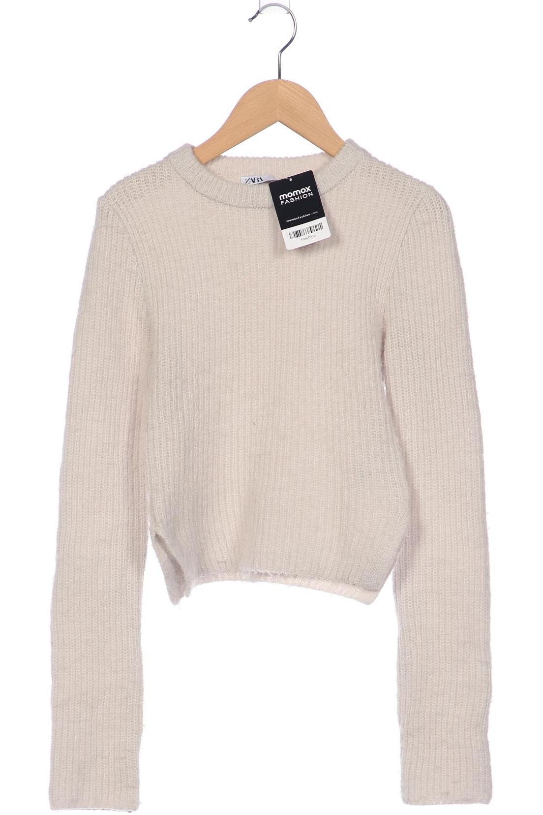 

Zara Damen Pullover, cremeweiß, Gr. 36