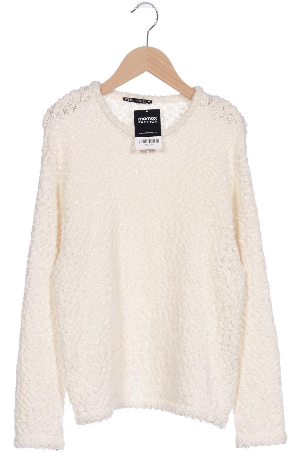 

Zara Damen Pullover, cremeweiß, Gr. 36