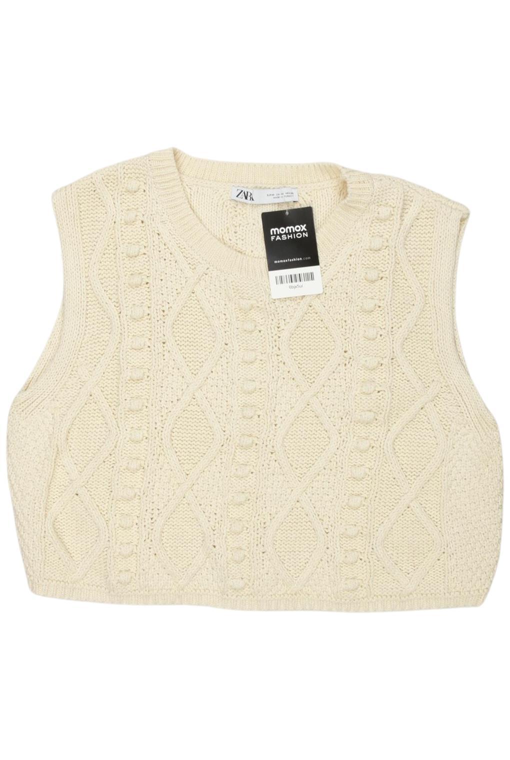 

Zara Damen Pullover, cremeweiß, Gr. 38