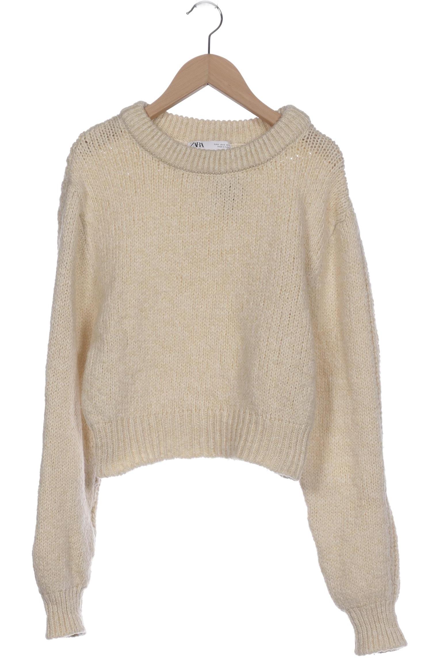 

Zara Damen Pullover, cremeweiß, Gr. 36