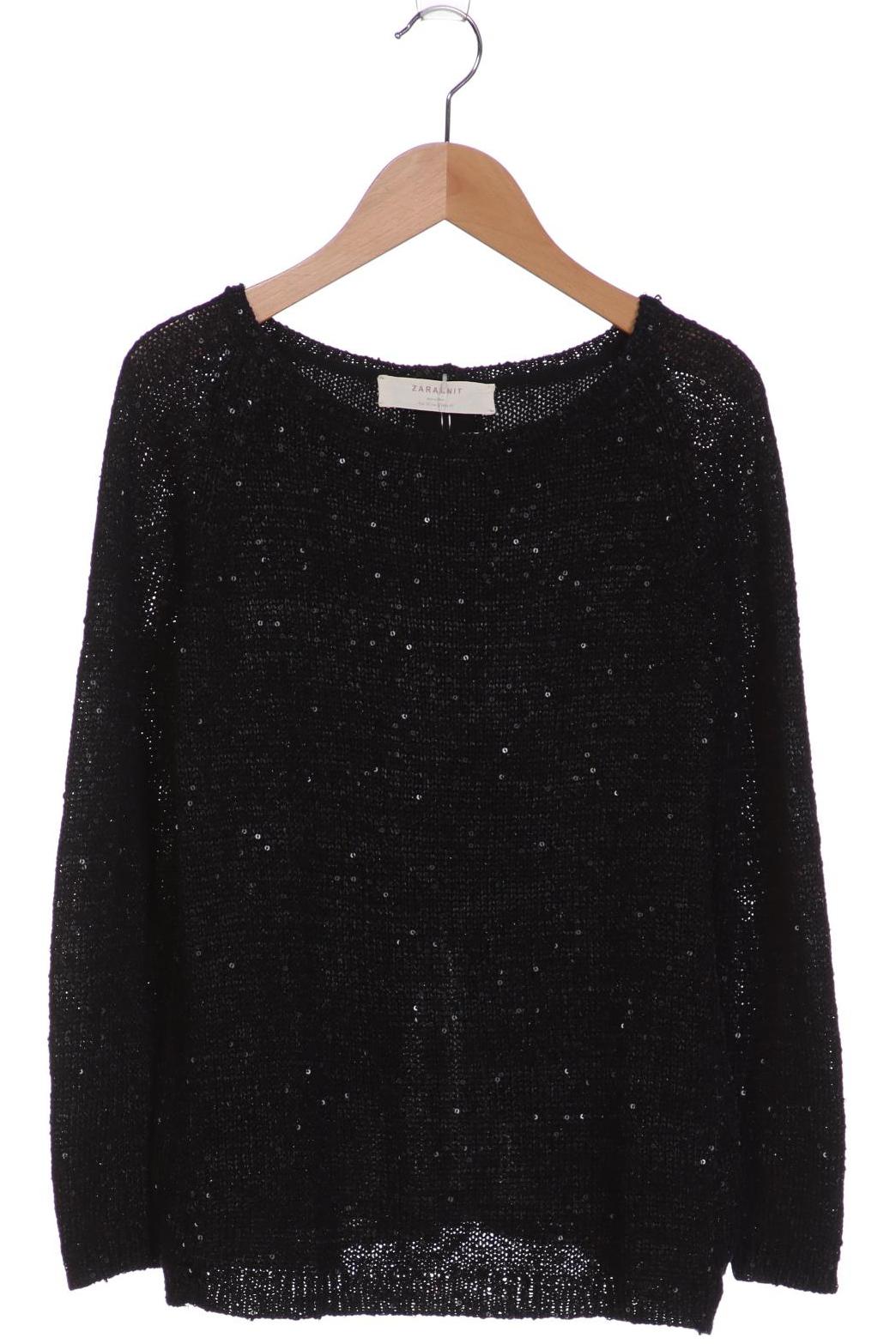 

ZARA Damen Pullover, schwarz