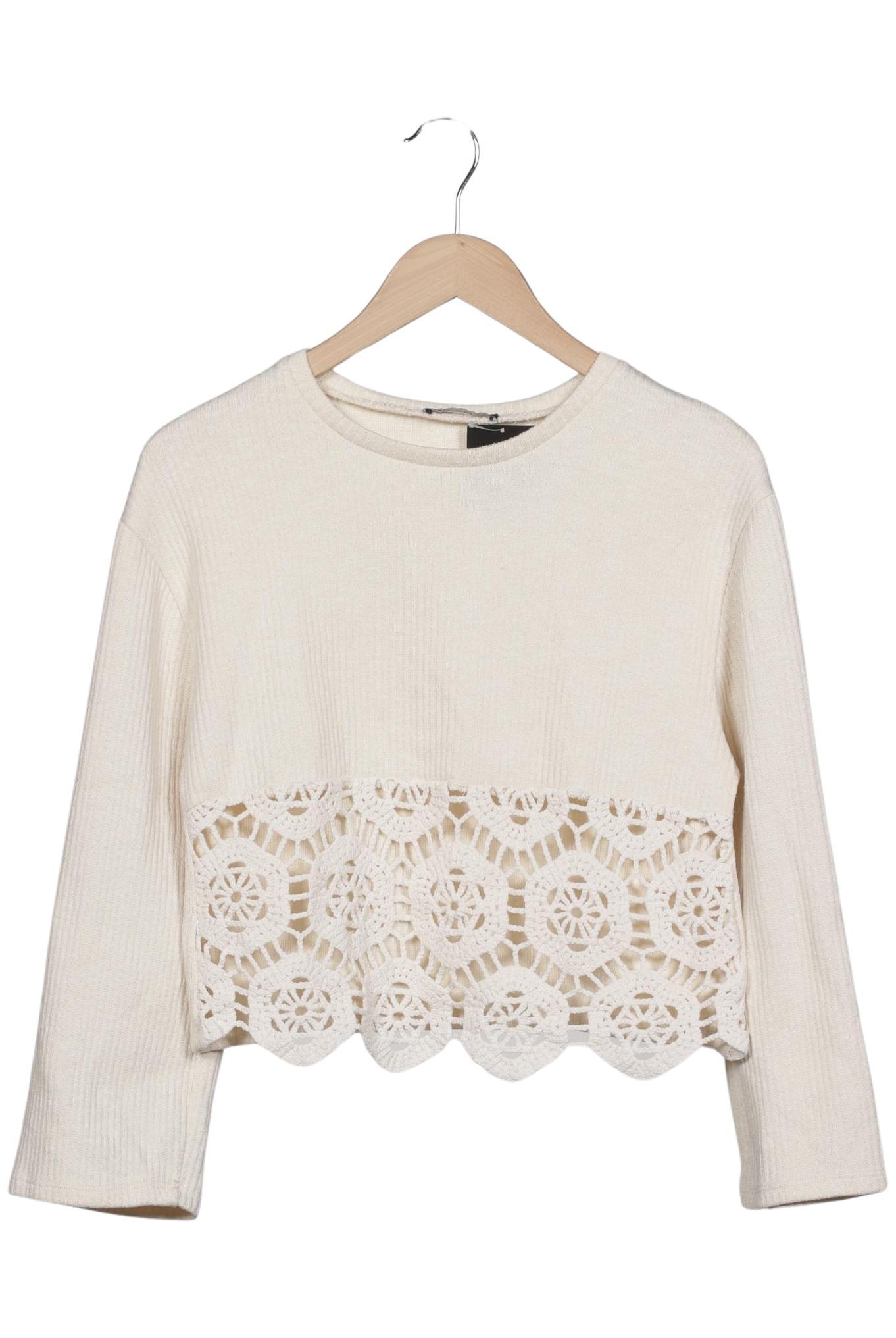 

Zara Damen Pullover, cremeweiß, Gr. 36