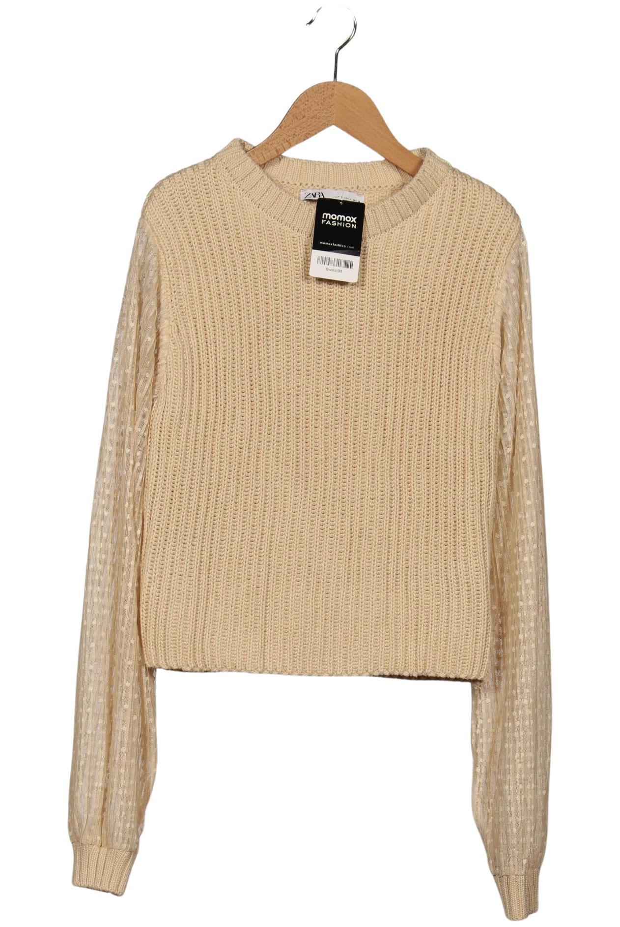 

Zara Damen Pullover, beige, Gr. 36