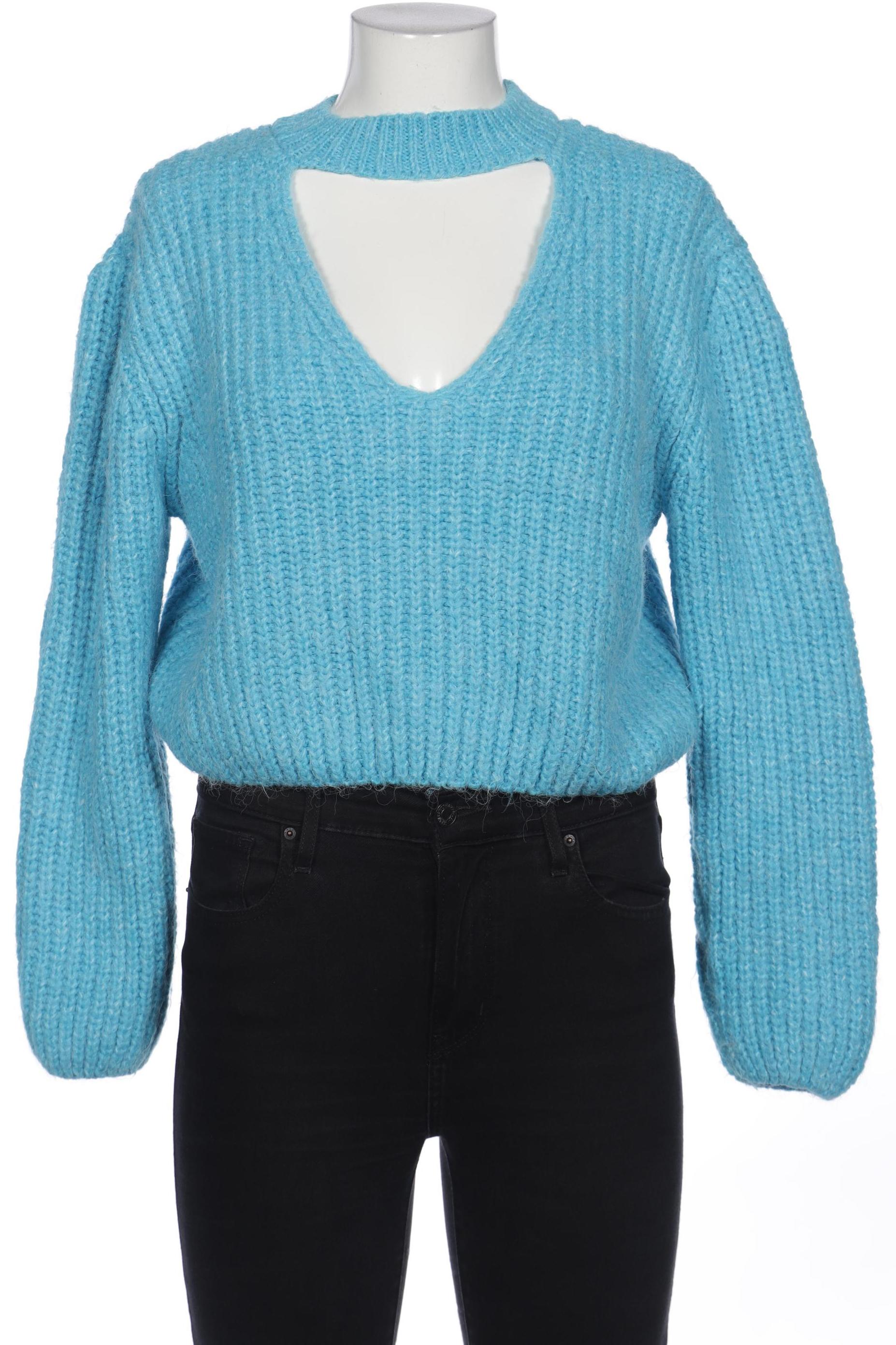 

ZARA Damen Pullover, blau