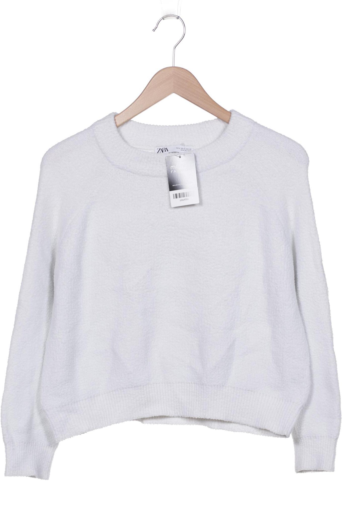 

Zara Damen Pullover, weiß, Gr. 36
