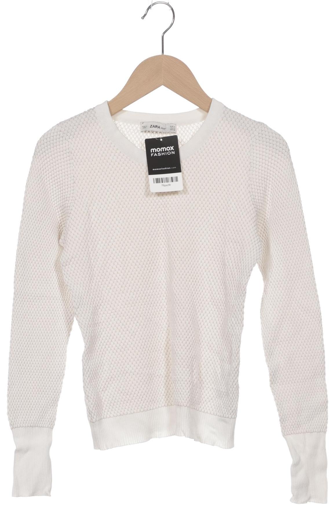 

Zara Damen Pullover, weiß, Gr. 36
