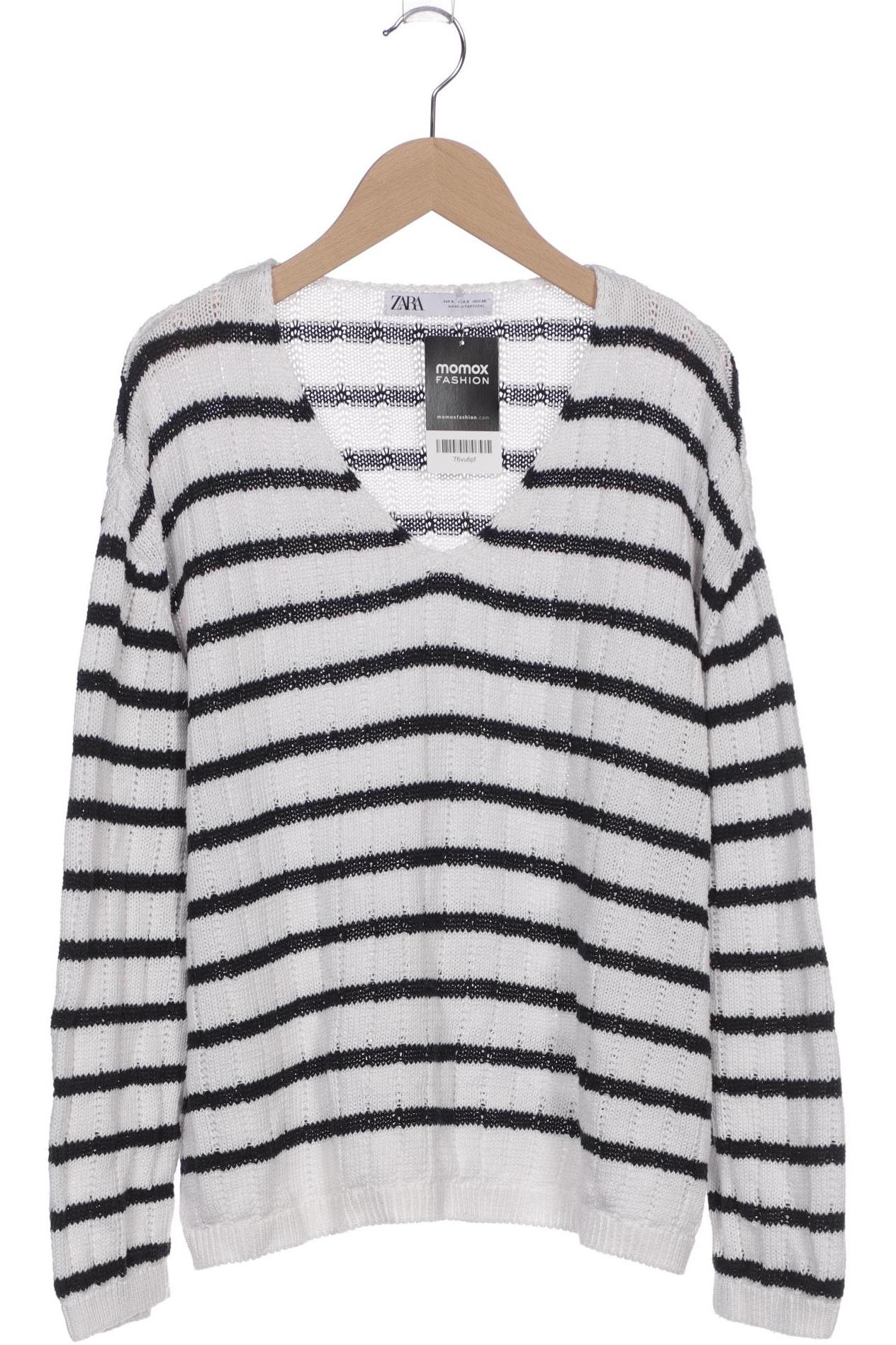 

Zara Damen Pullover, weiß, Gr. 36