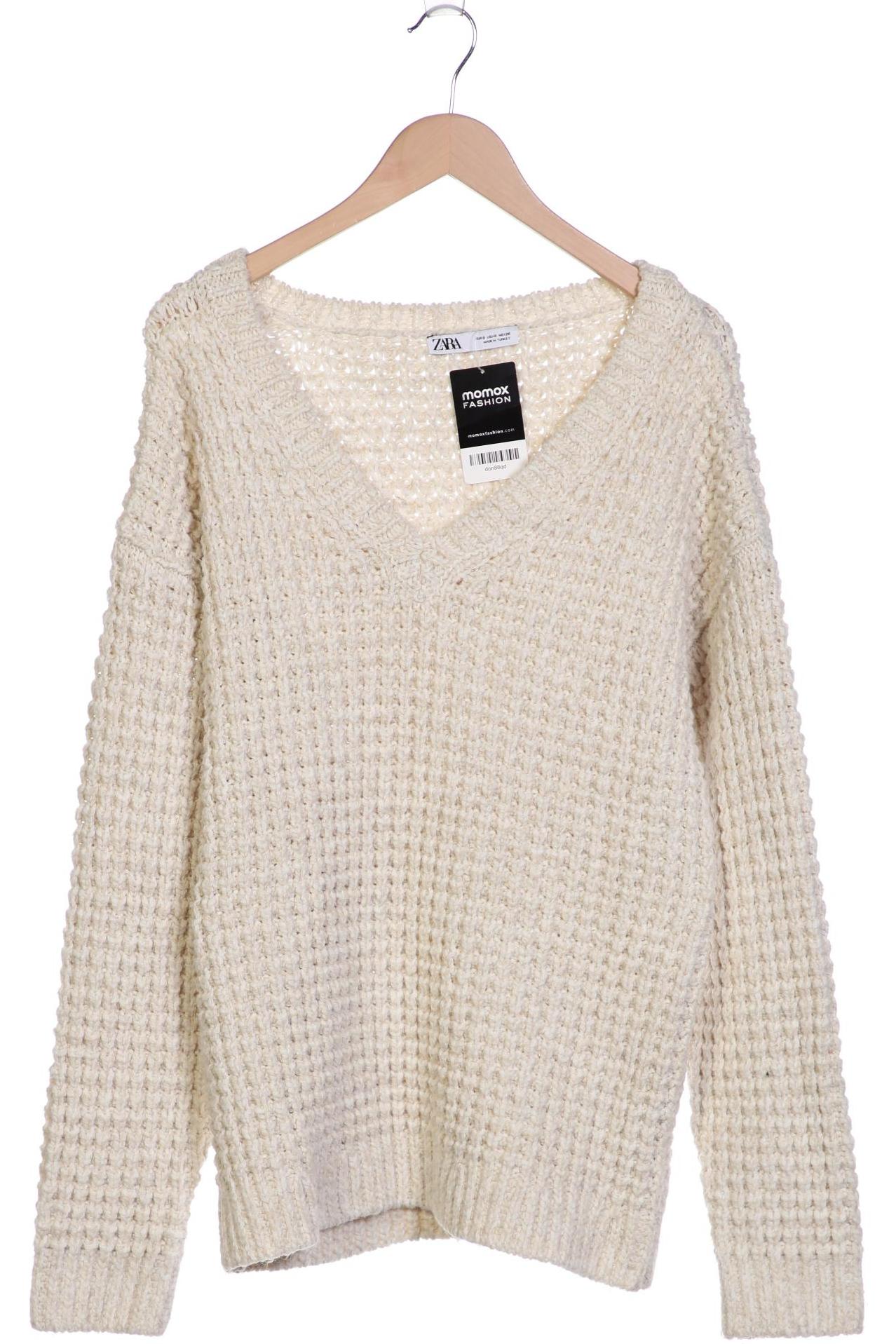 

Zara Damen Pullover, cremeweiß, Gr. 36
