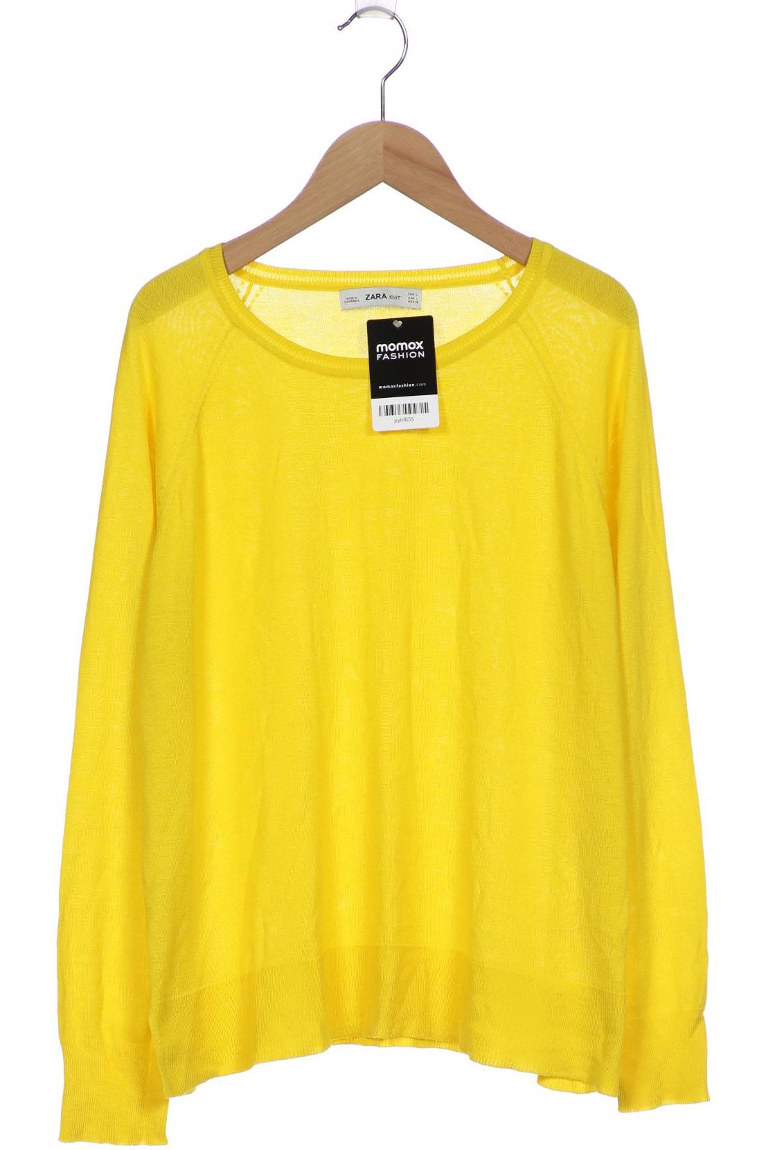 

ZARA Damen Pullover, gelb