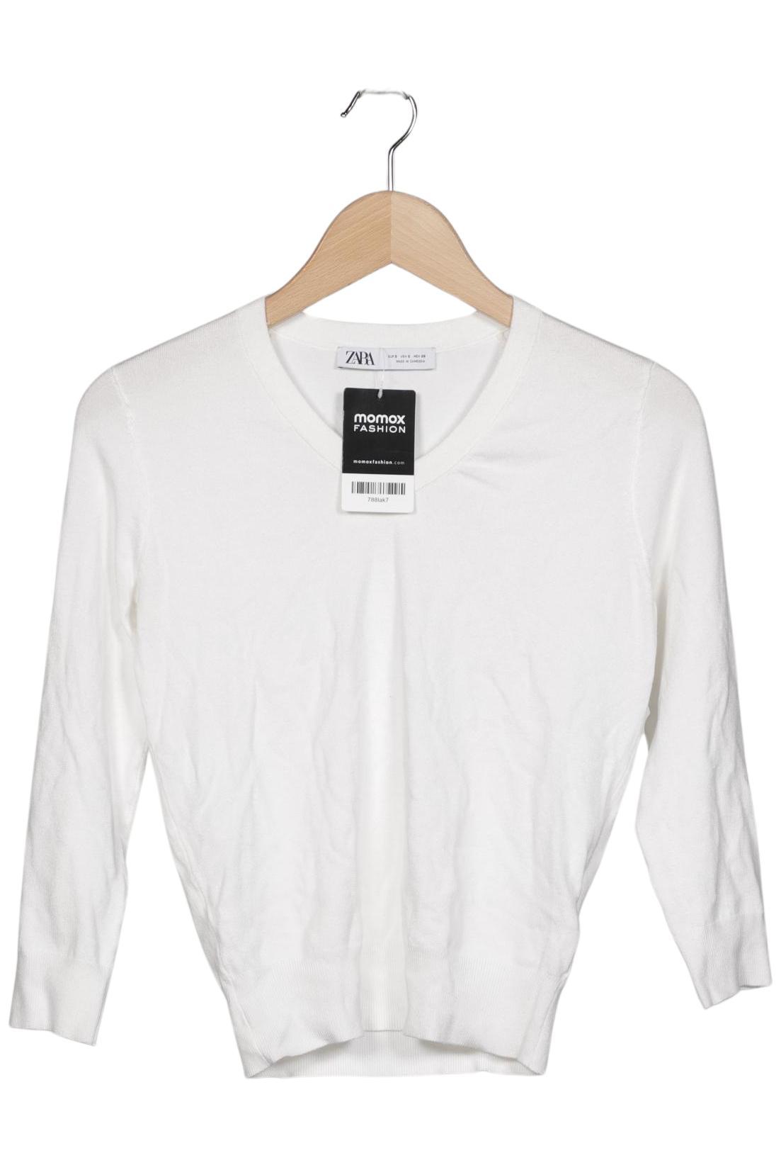 

Zara Damen Pullover, weiß, Gr. 36