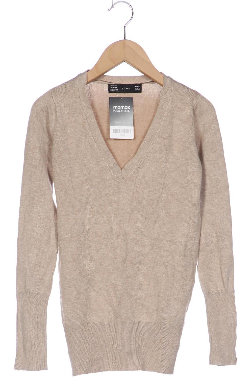 

ZARA Damen Pullover, beige