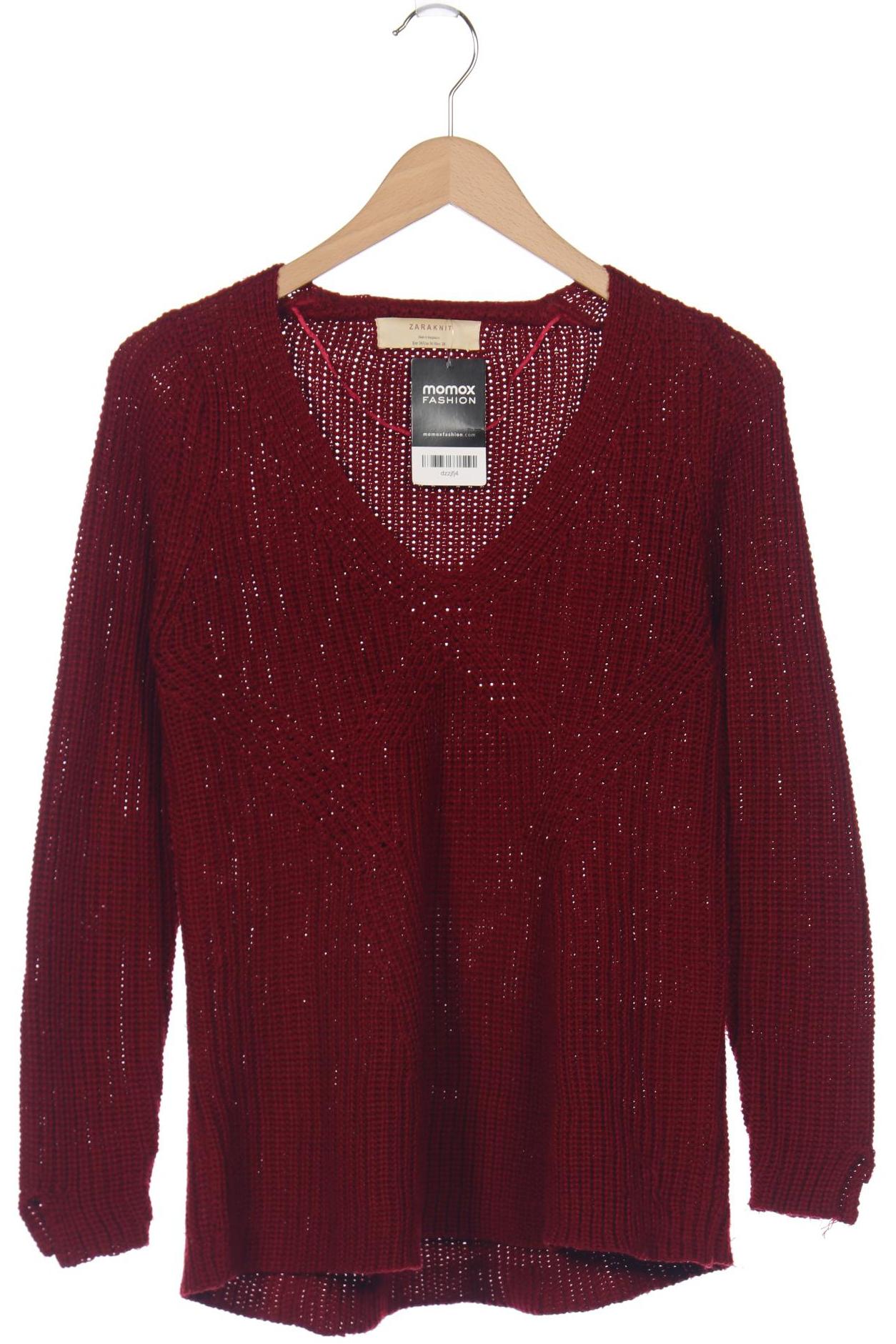 

Zara Damen Pullover, bordeaux, Gr. 38