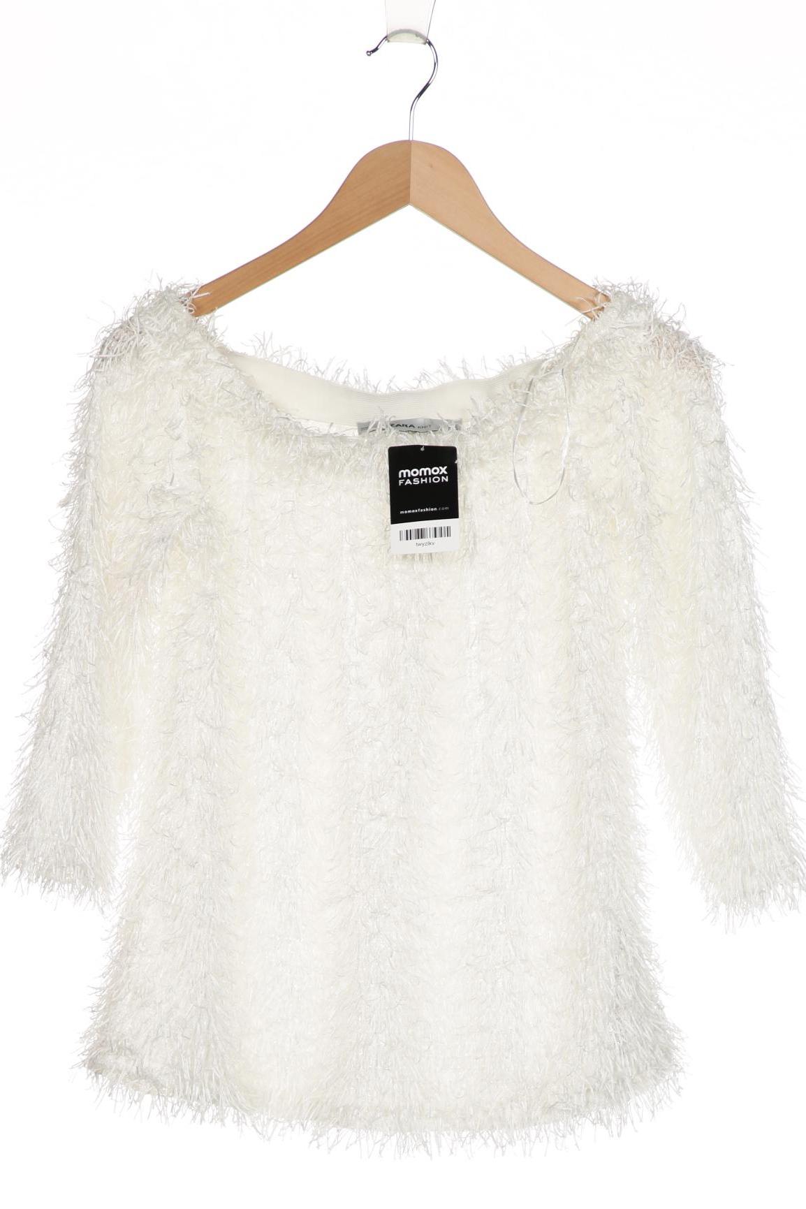 

Zara Damen Pullover, weiß, Gr. 38