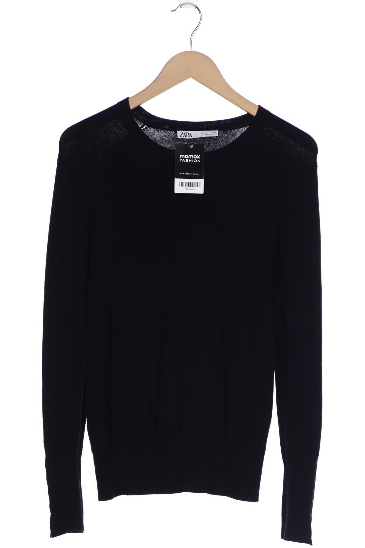 

ZARA Damen Pullover, marineblau