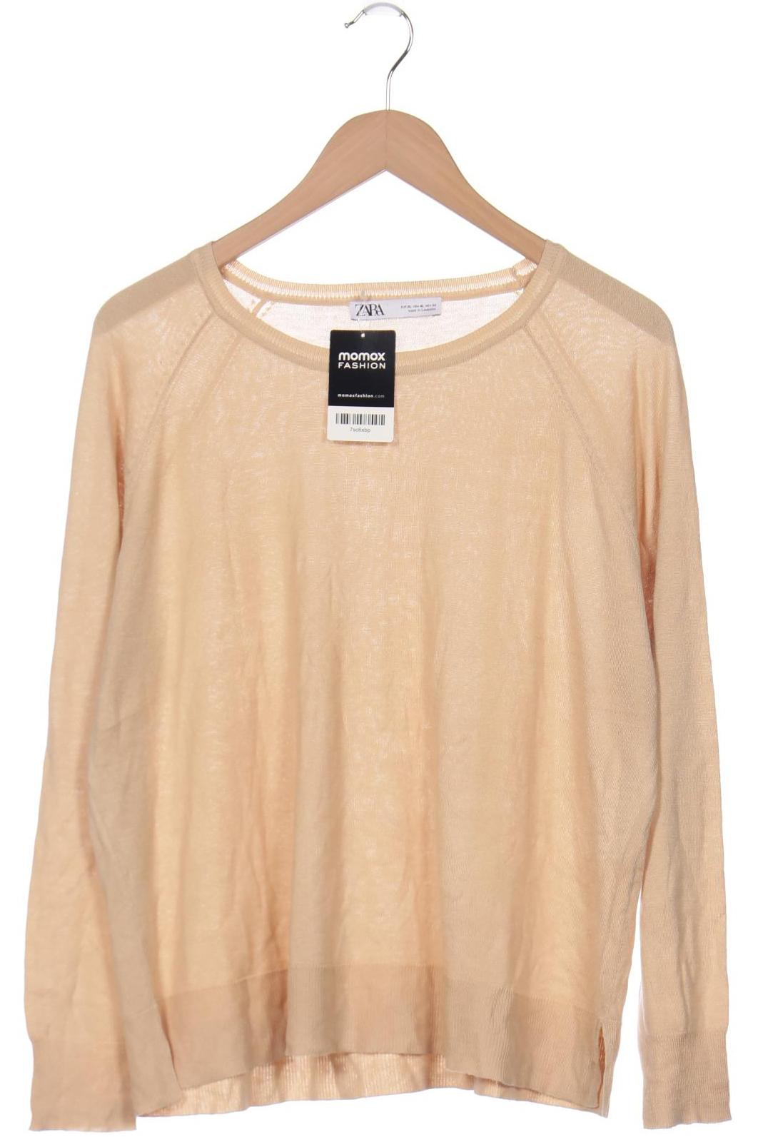 

ZARA Damen Pullover, beige