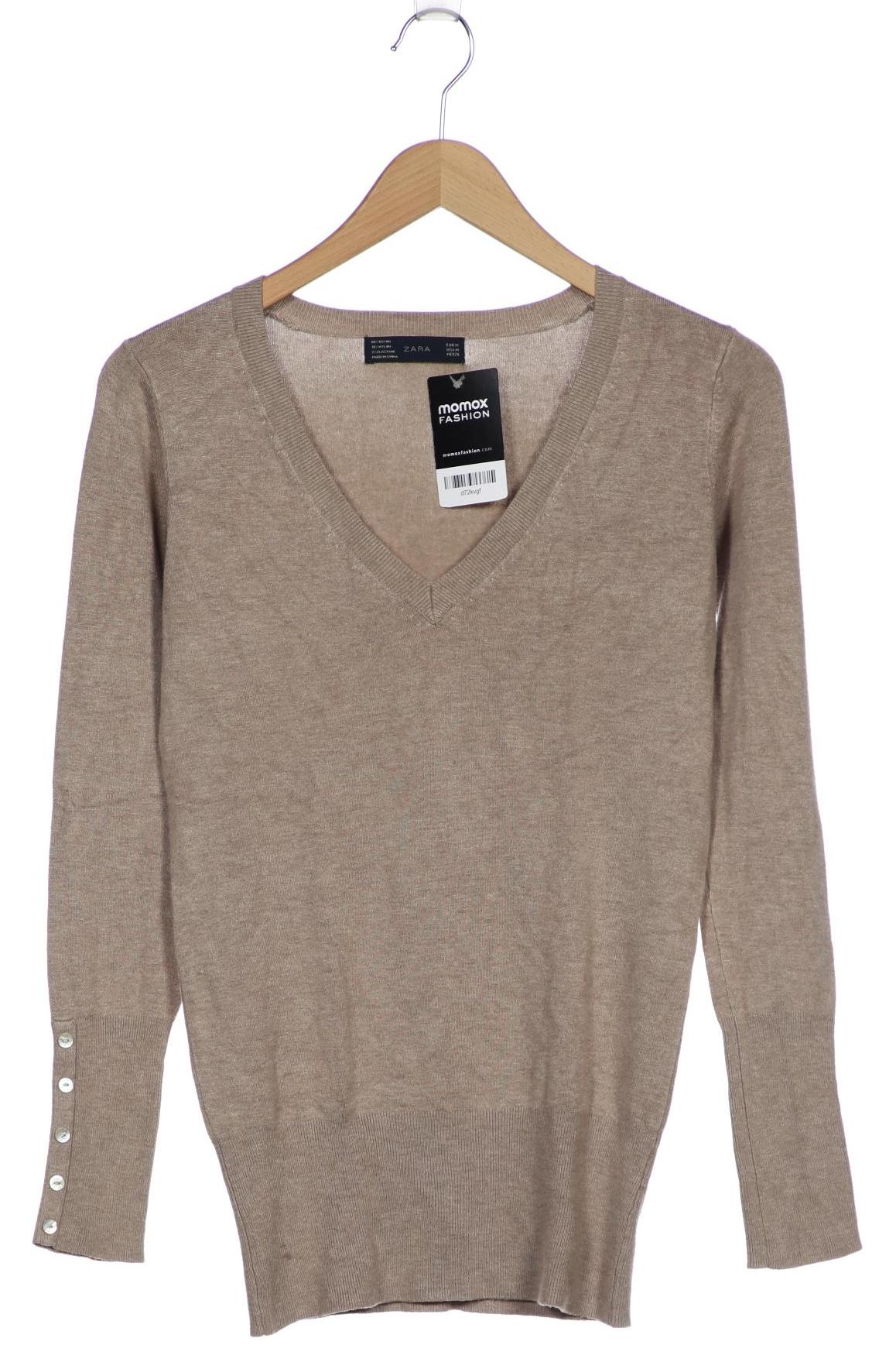 

ZARA Damen Pullover, beige