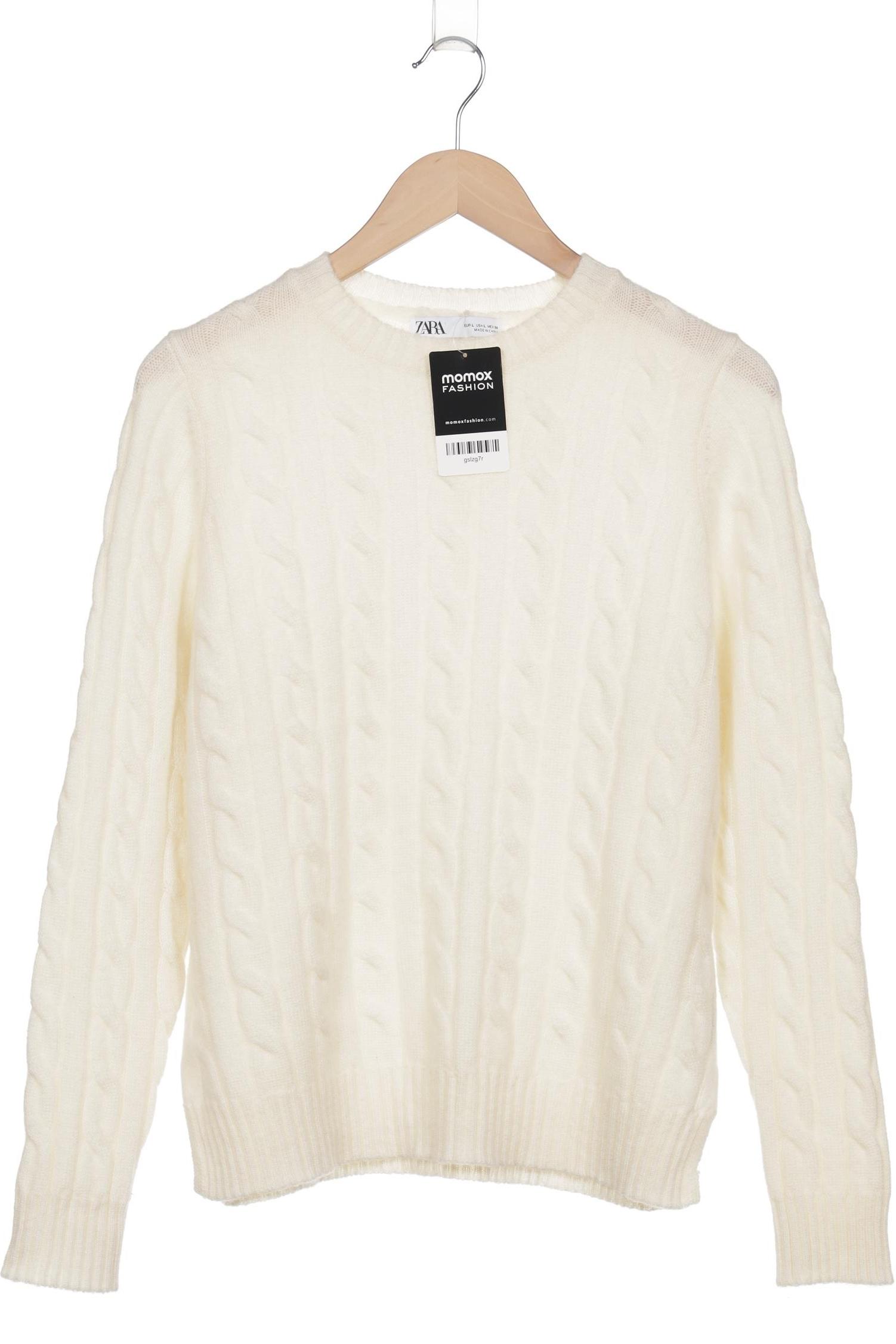 

Zara Damen Pullover, cremeweiß, Gr. 42