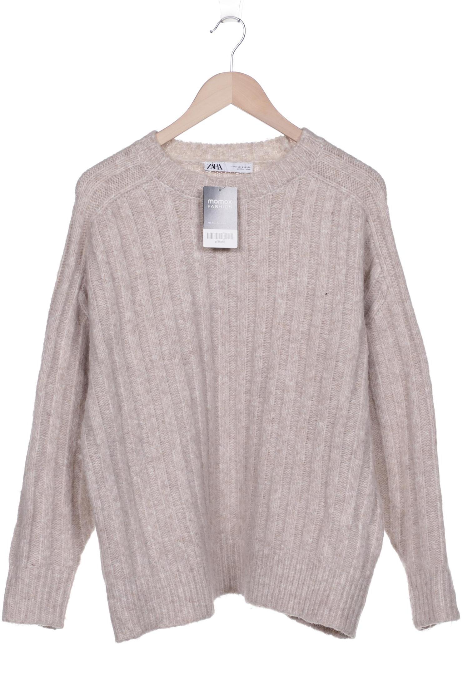 

ZARA Damen Pullover, beige