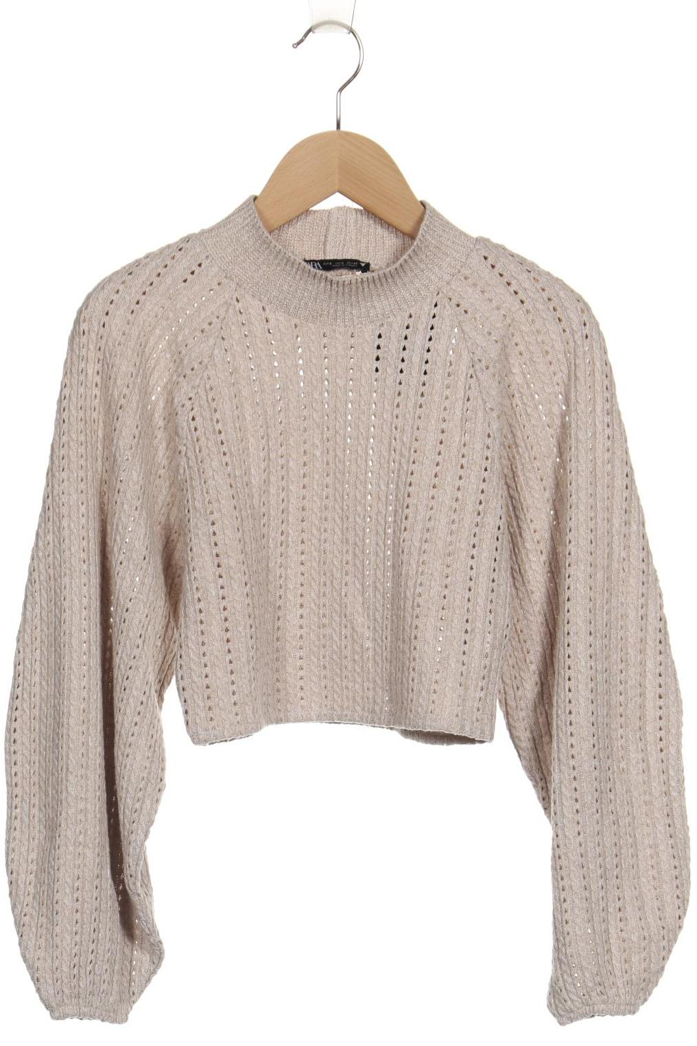 

Zara Damen Pullover, beige, Gr. 36