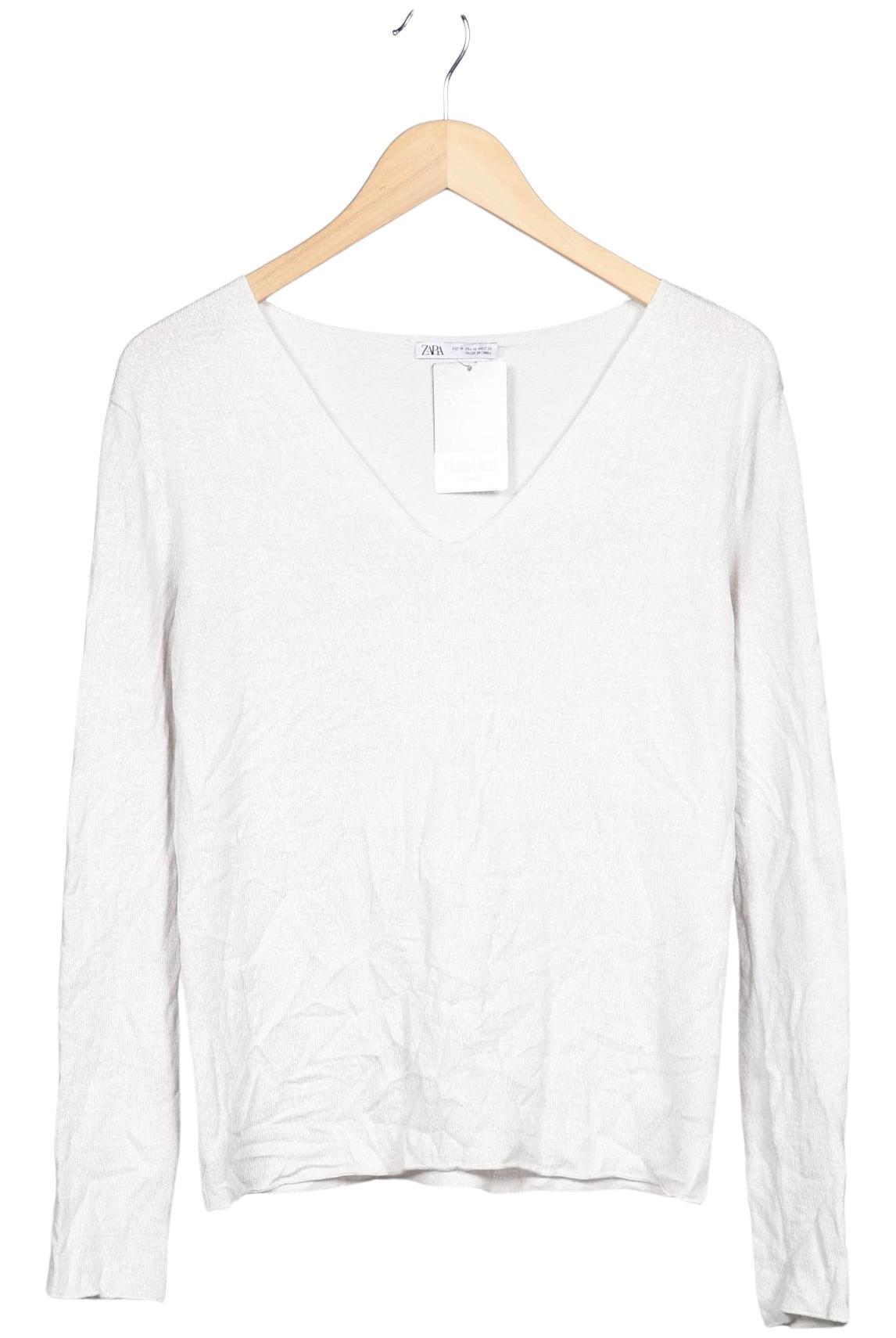 

Zara Damen Pullover, cremeweiß, Gr. 38