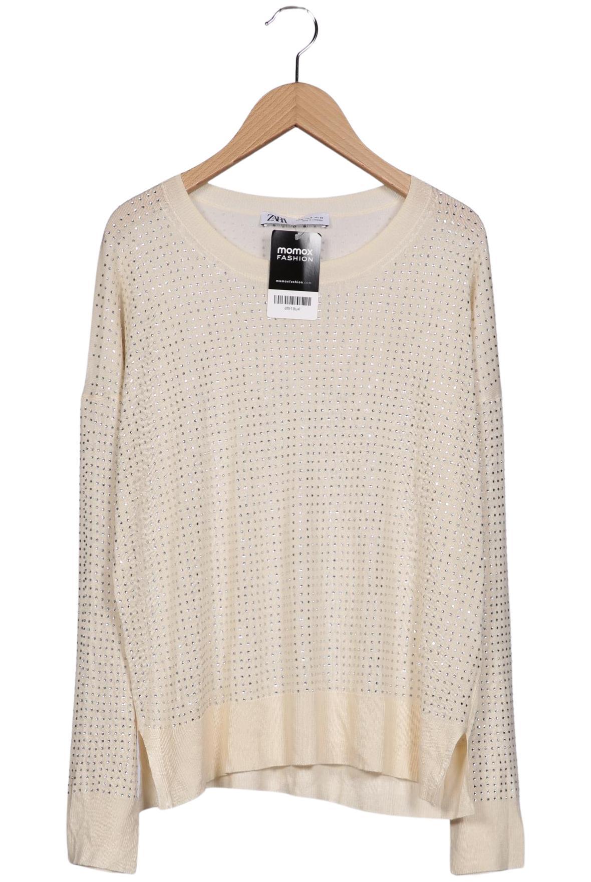 

Zara Damen Pullover, cremeweiß, Gr. 38