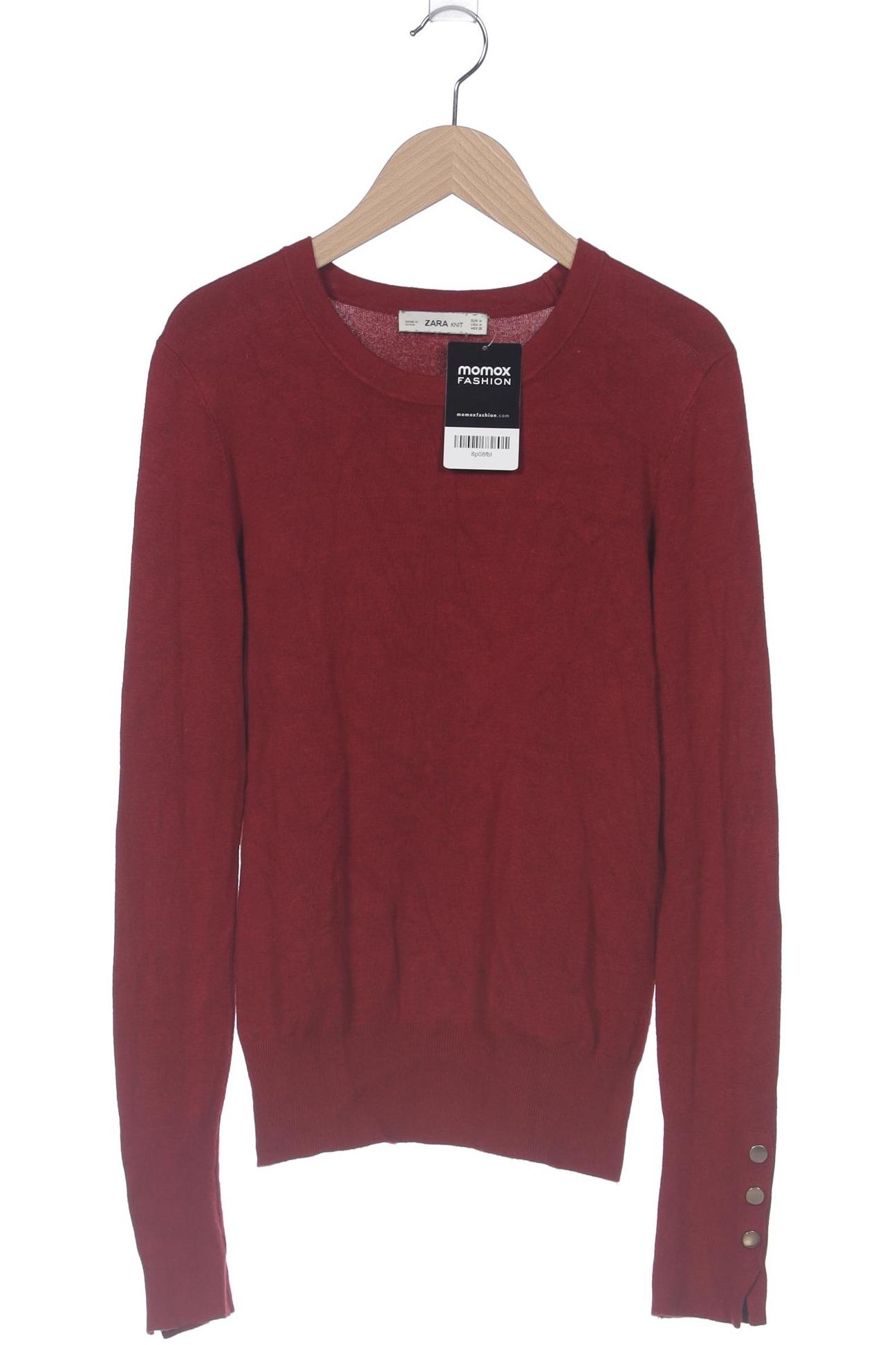 

Zara Damen Pullover, bordeaux, Gr. 38