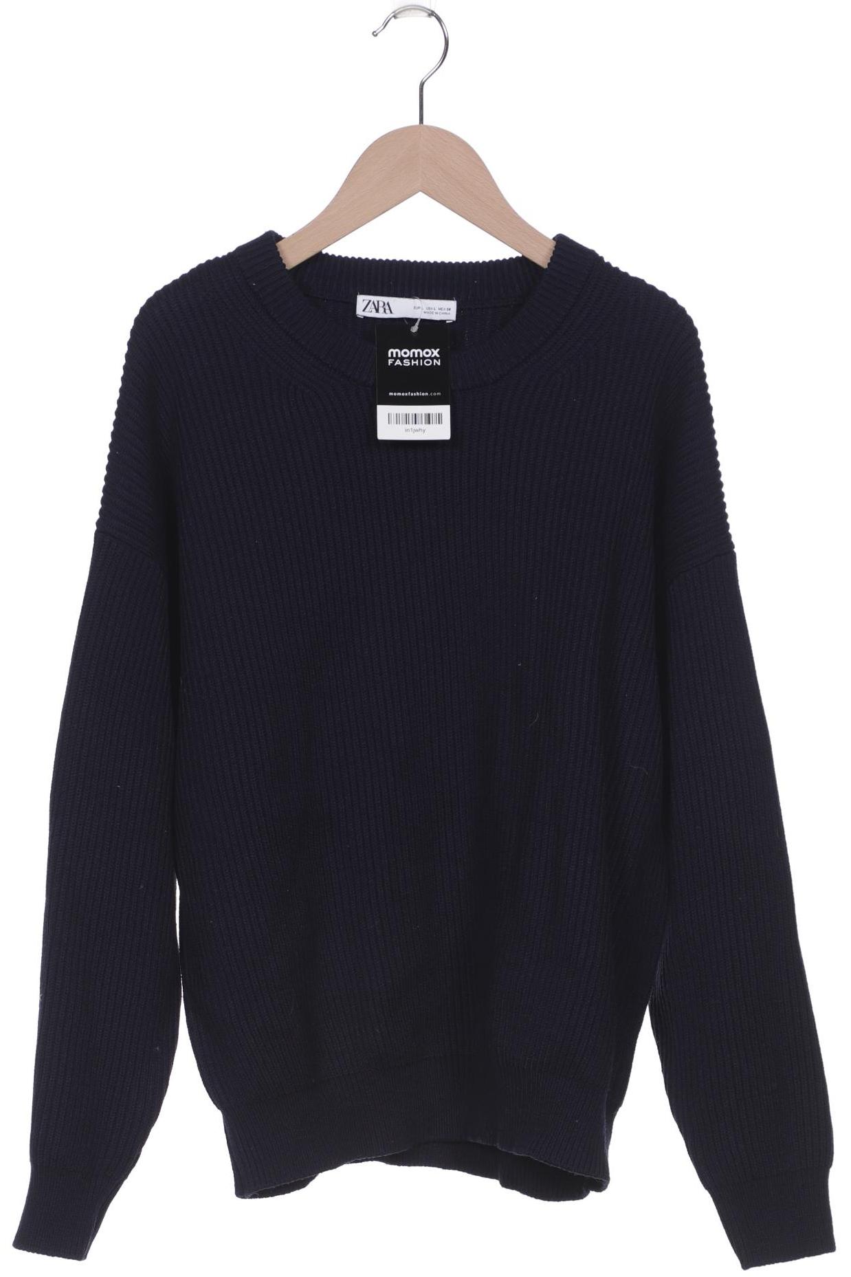 

ZARA Damen Pullover, marineblau