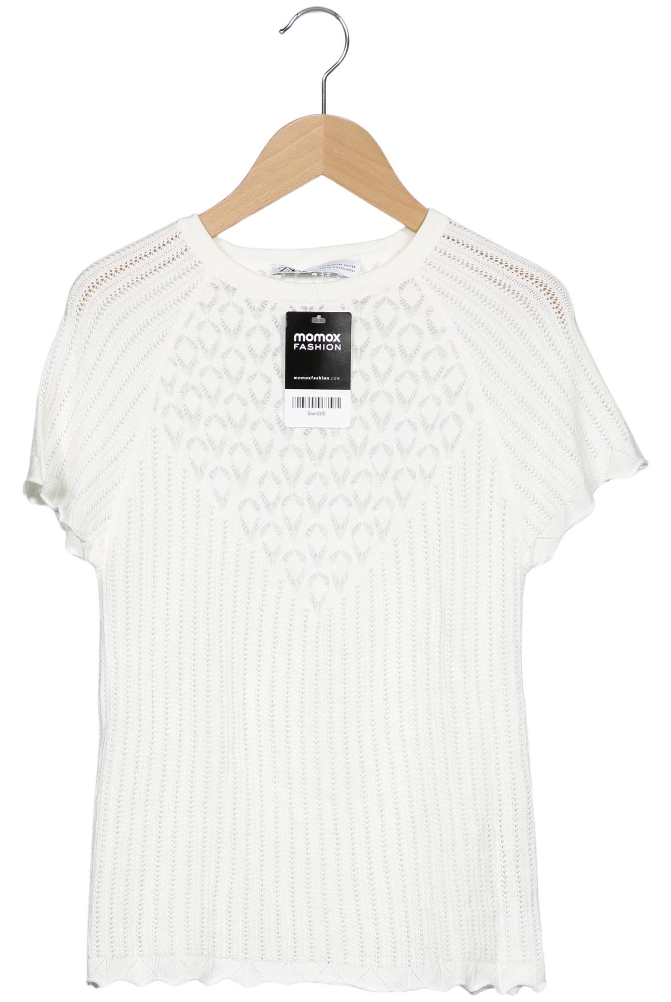 

Zara Damen Pullover, weiß, Gr. 38
