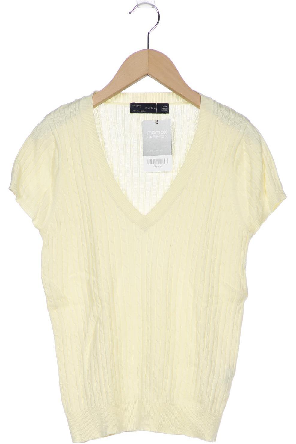 

ZARA Damen Pullover, gelb