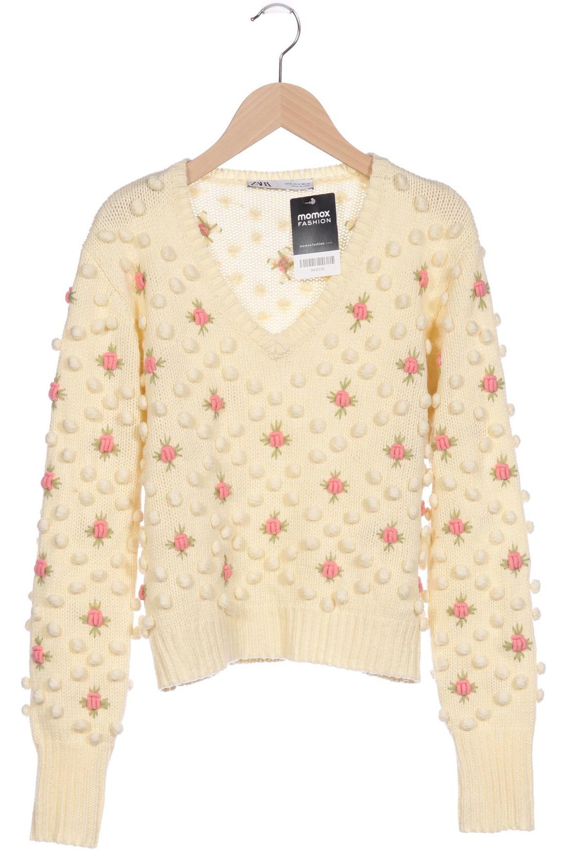 

Zara Damen Pullover, cremeweiß, Gr. 36