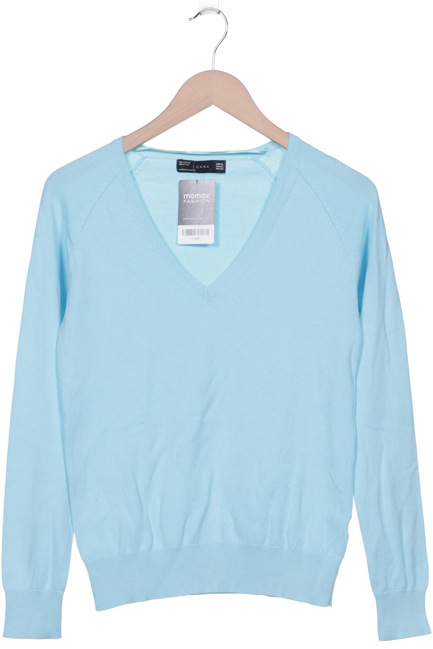 

ZARA Damen Pullover, hellblau
