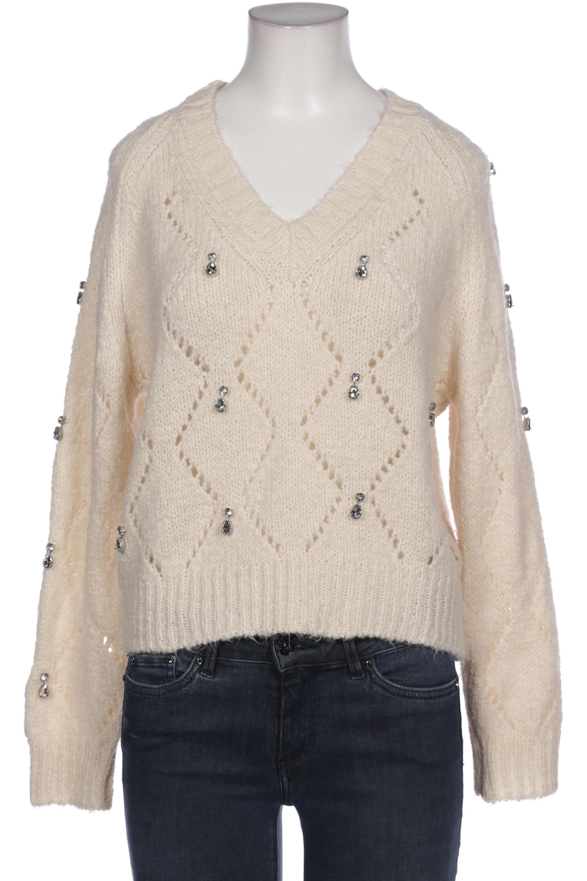 

Zara Damen Pullover, cremeweiß, Gr. 38