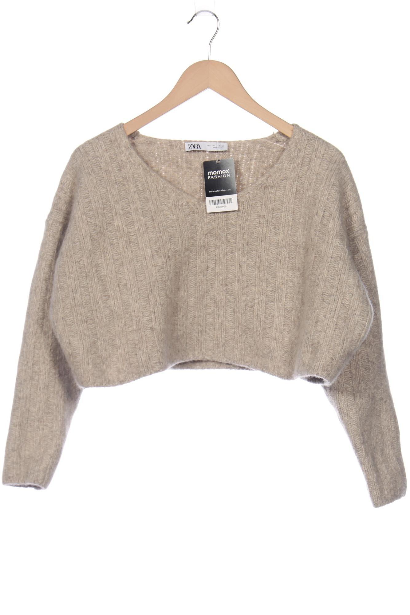 

ZARA Damen Pullover, beige