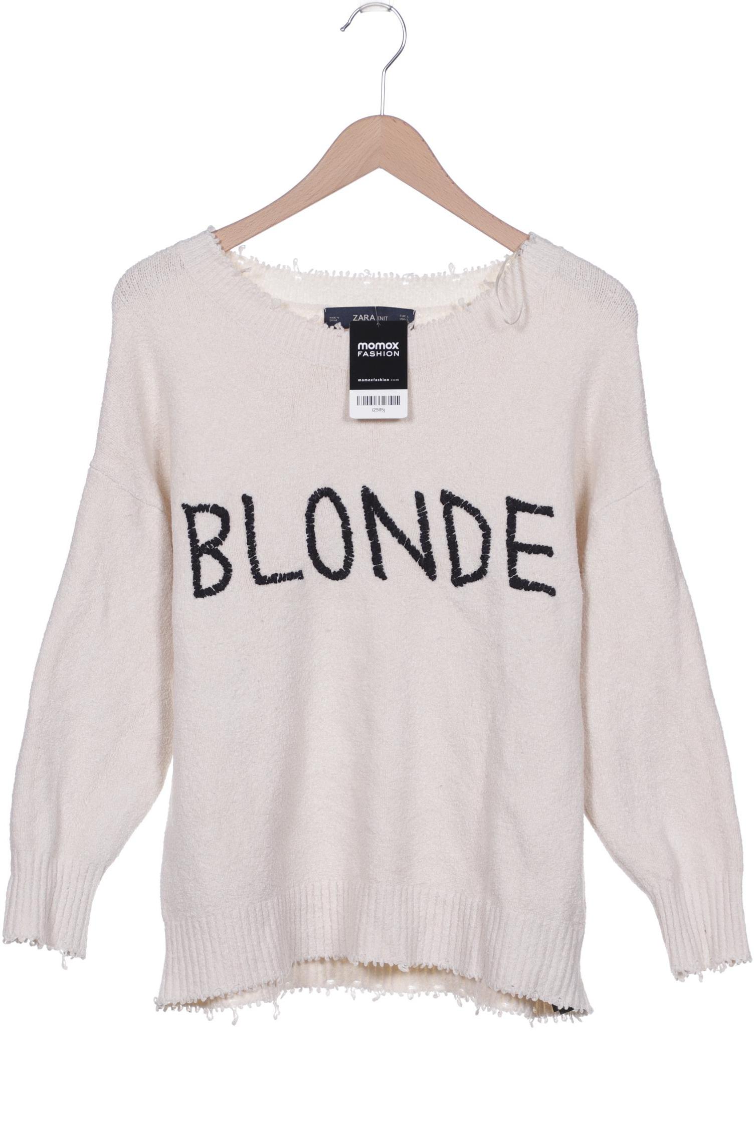 

ZARA Damen Pullover, cremeweiß