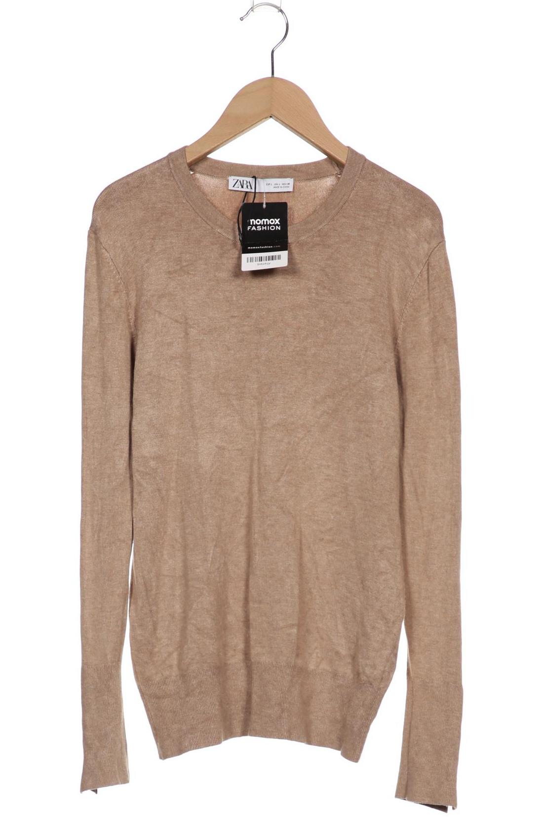 

ZARA Damen Pullover, beige